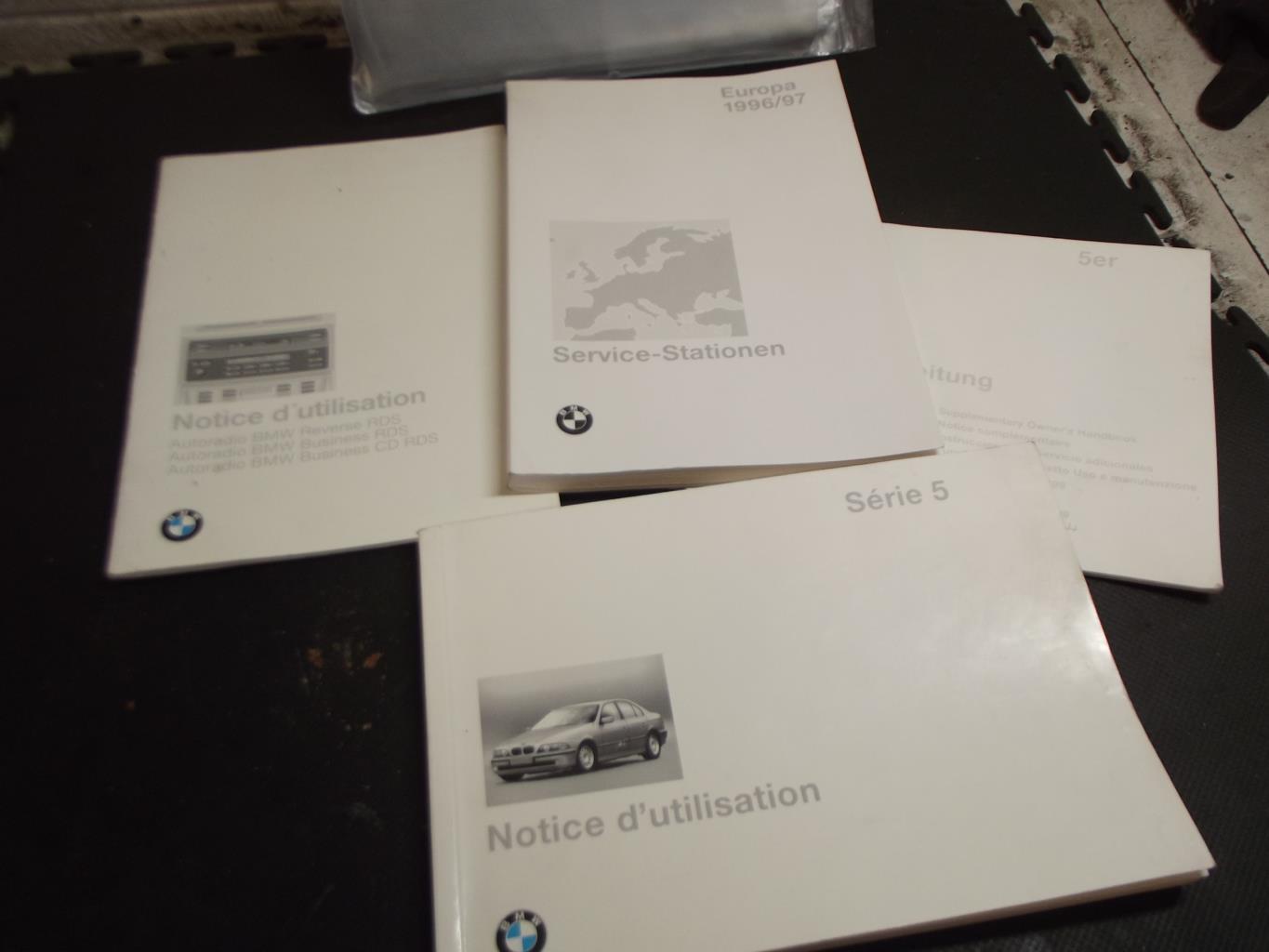 Notice d'utilisation BMW SERIE 5 E39 PHASE 1 Diesel - 1