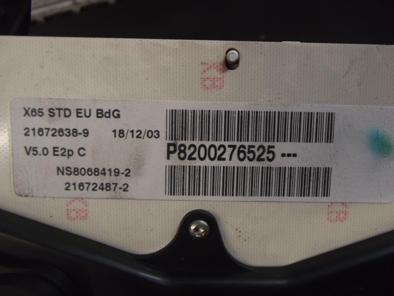 Compteur RENAULT CLIO 2 PHASE 2 Diesel - 1