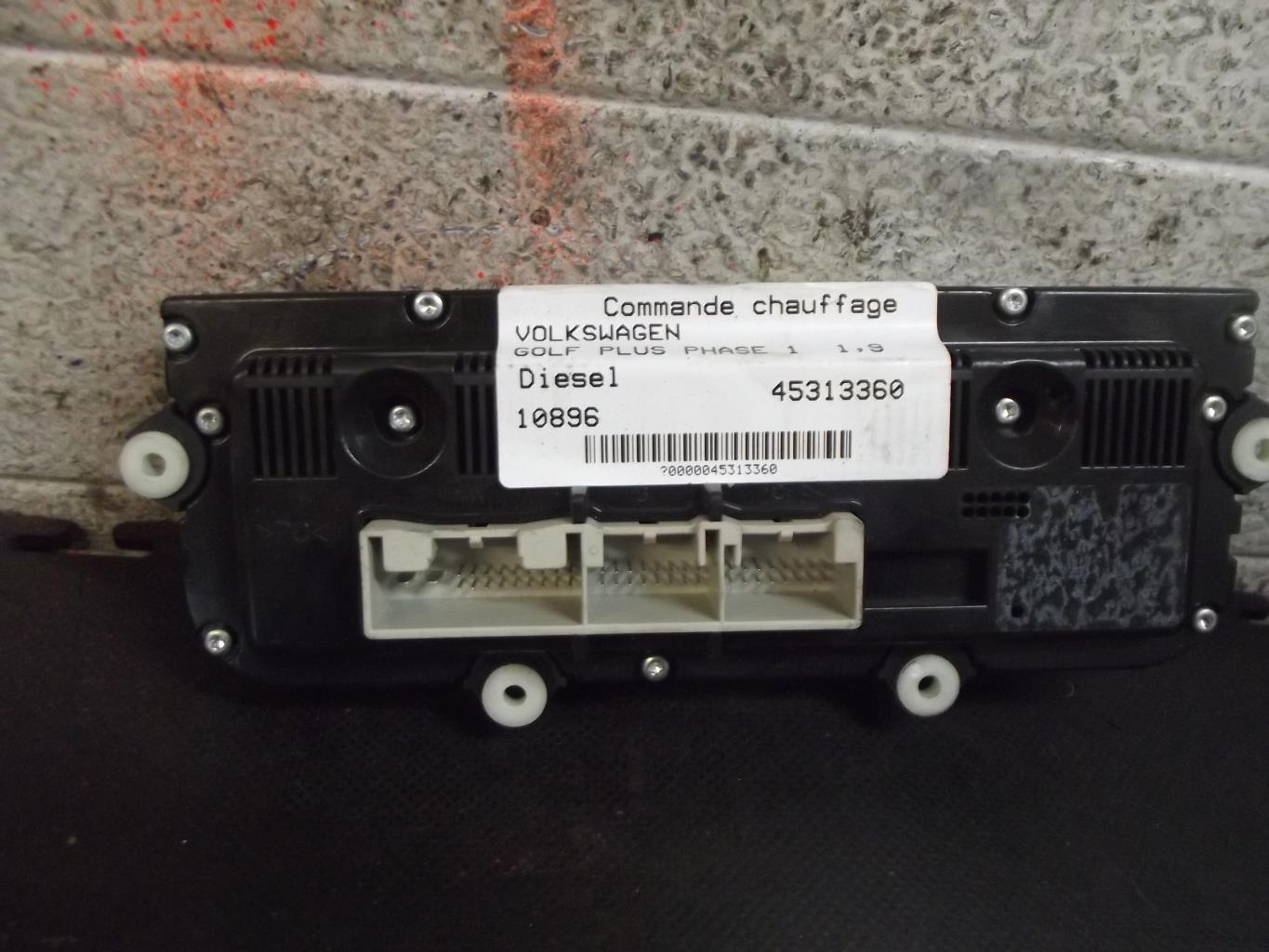 Commande chauffage VOLKSWAGEN GOLF PLUS PHASE 1 Diesel - 1
