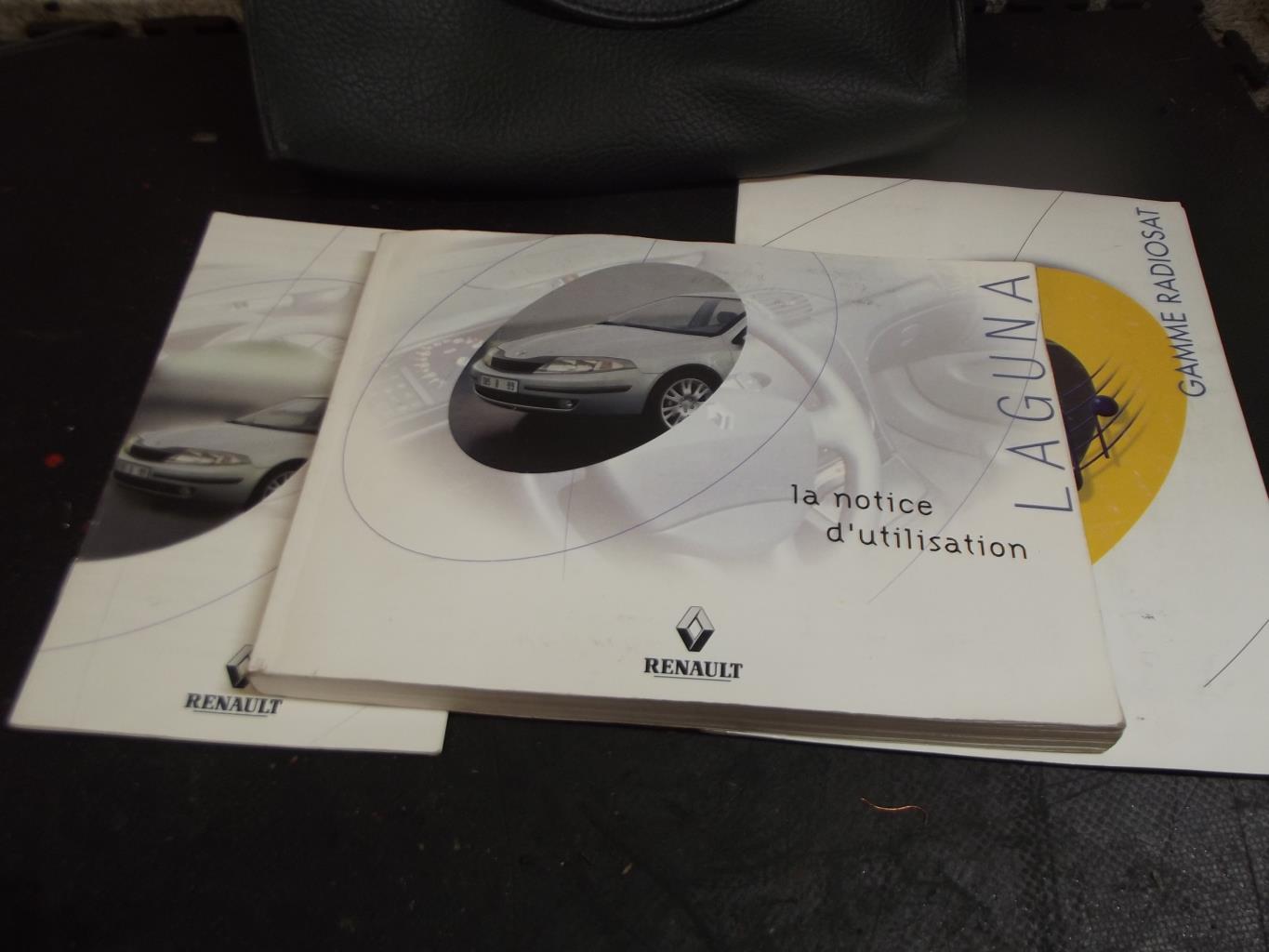 Notice d'utilisation RENAULT LAGUNA 2 PHASE 1 Essence - 1