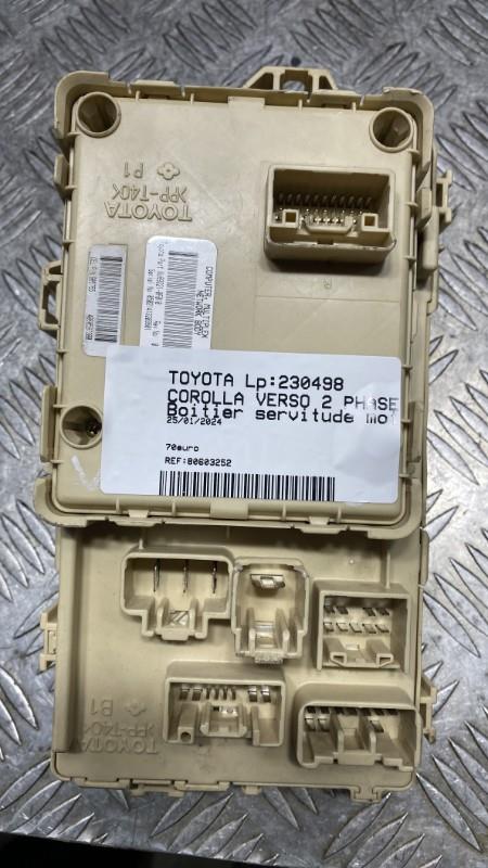 Boitier servitude moteur (BSM) TOYOTA COROLLA VERSO 2 PHASE 1 Diesel - 1