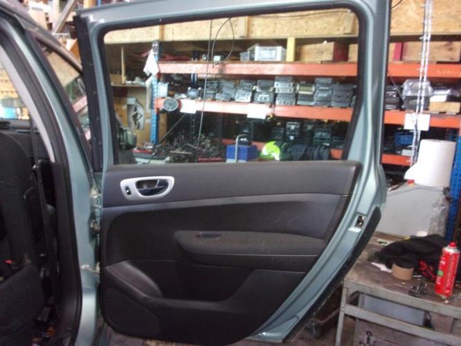 Porte Arrière Droit Pour Peugeot 307 Break Phase 2 - Occasion, Gris Foncé, Avec Garantie