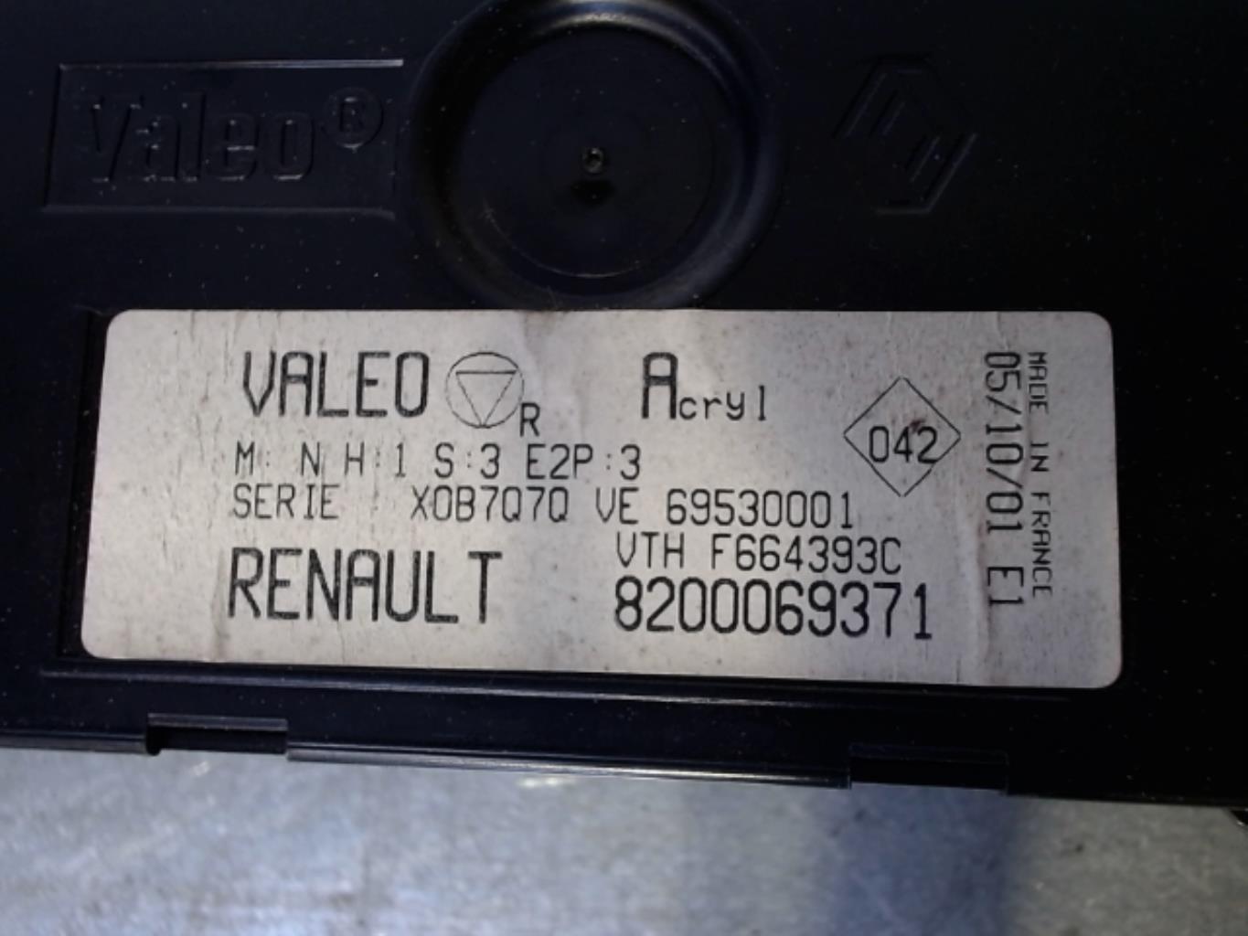 Commande chauffage RENAULT CLIO 2 PHASE 2 Diesel - 1