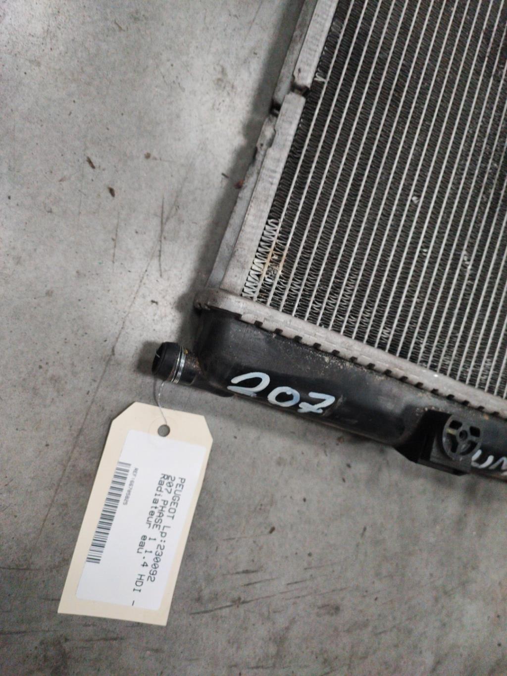 Radiateur eau PEUGEOT 207 PHASE 1 Diesel - 1
