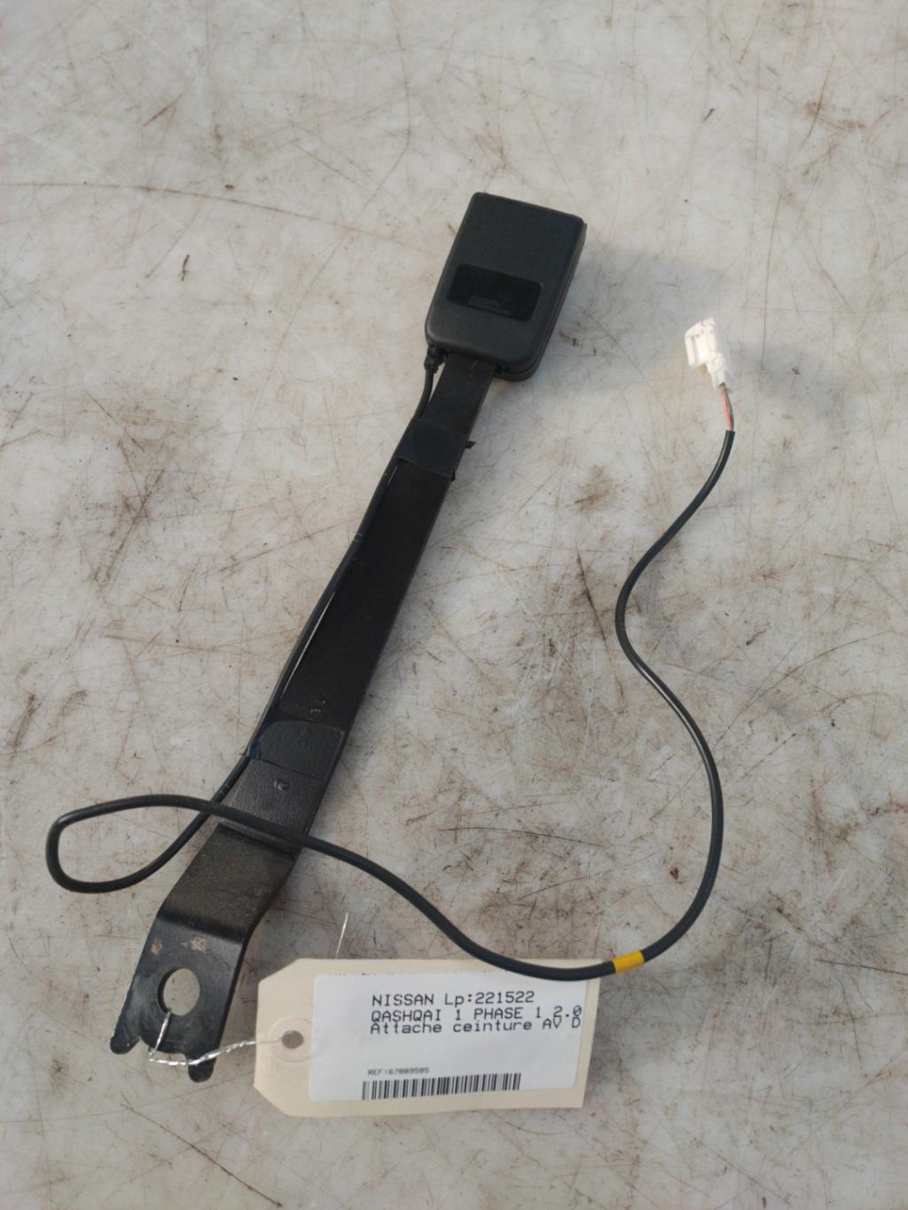 Aggancio cintura sicurezza anteriore destro NISSAN QASHQAI 1 PHASE 1  - 1