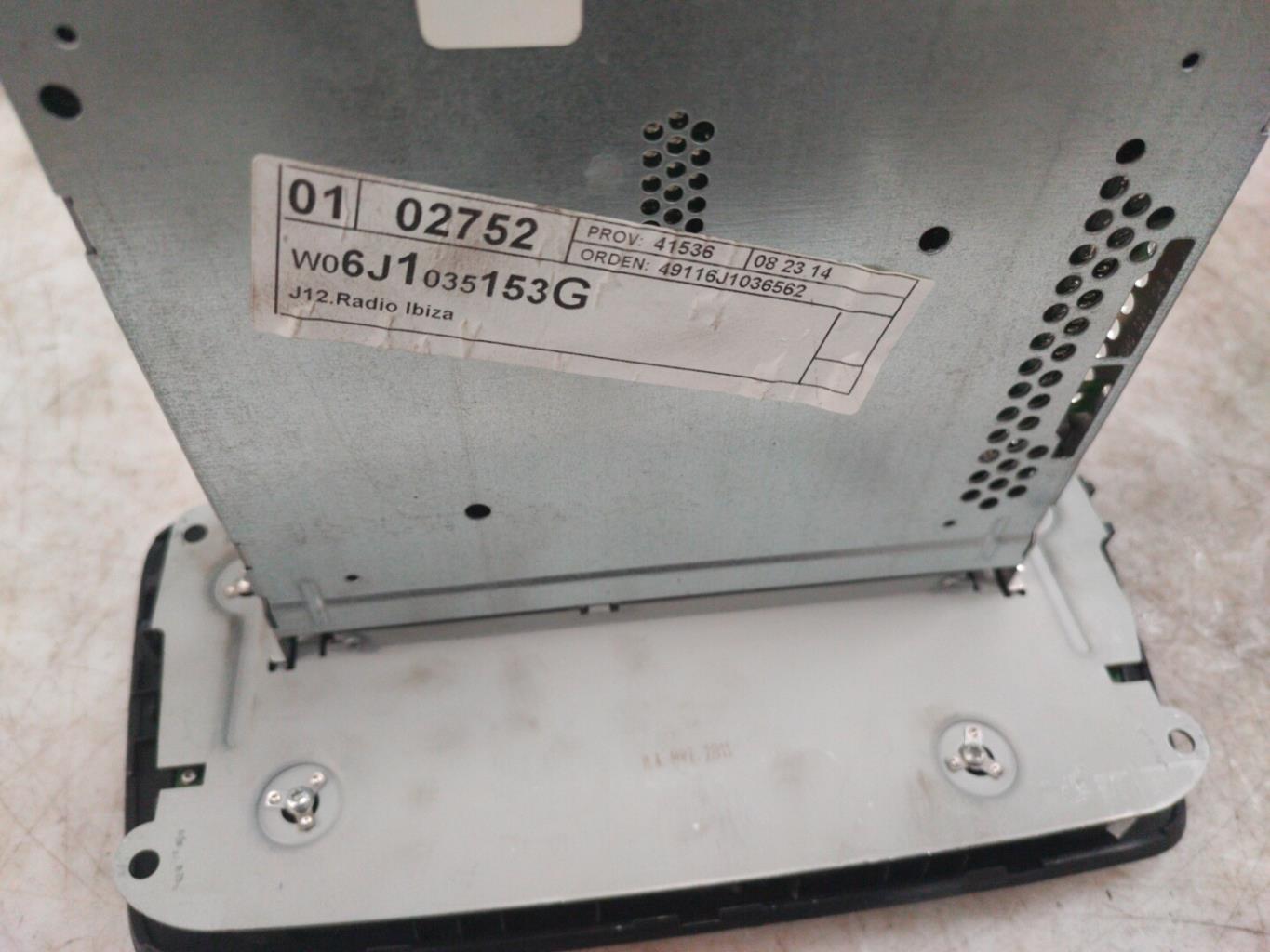 Autoradio originale SEAT IBIZA 4 PHASE 1 Diésel - 1