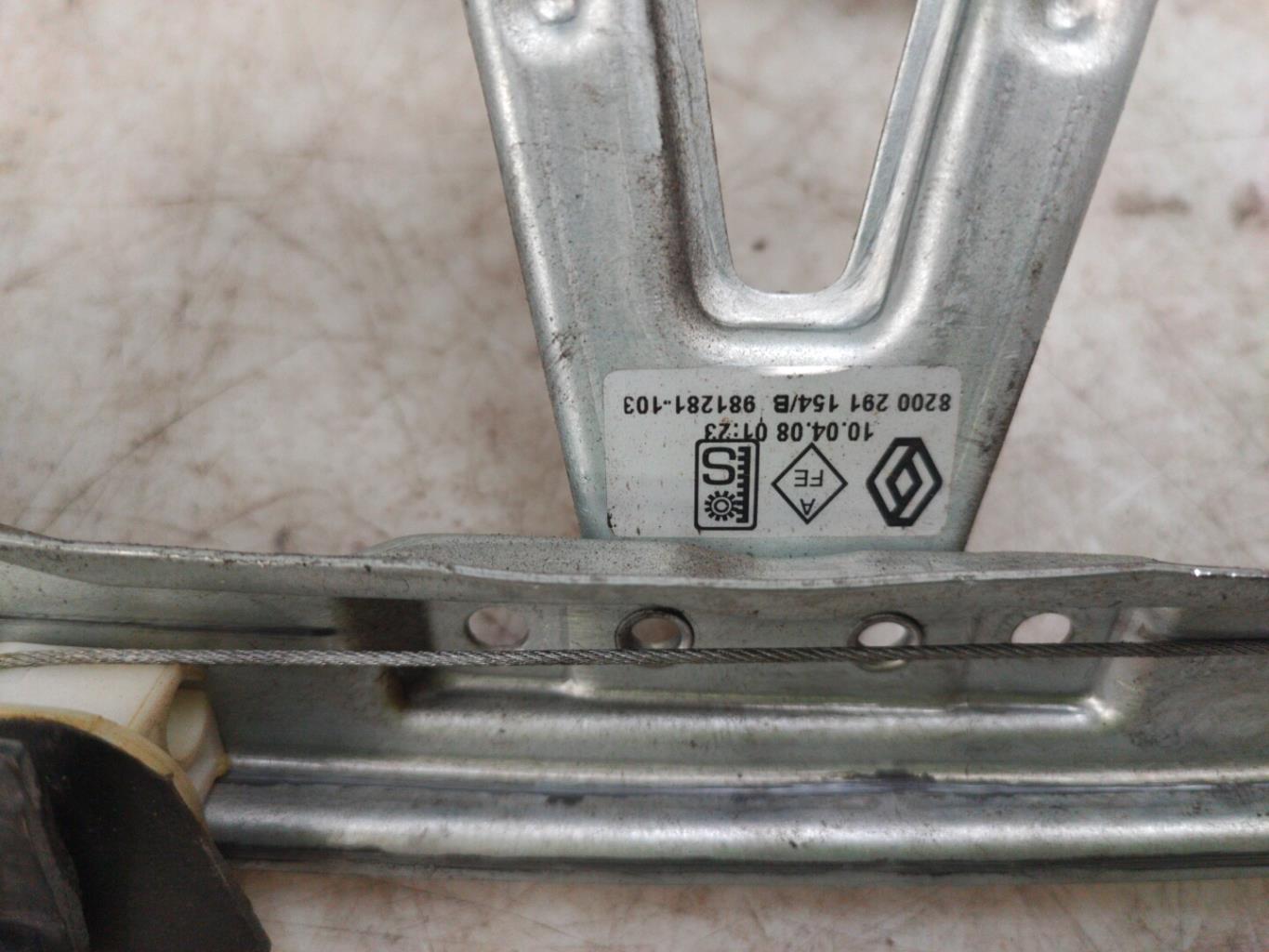 Alzacristalli manuale posteriore sinistro RENAULT CLIO 3 PHASE 2  - 1