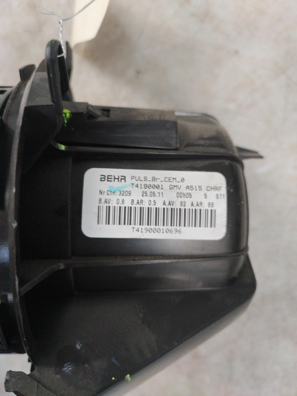 Ventilateur chauffage CITROEN C3 2 PHASE 1 Essence - 1