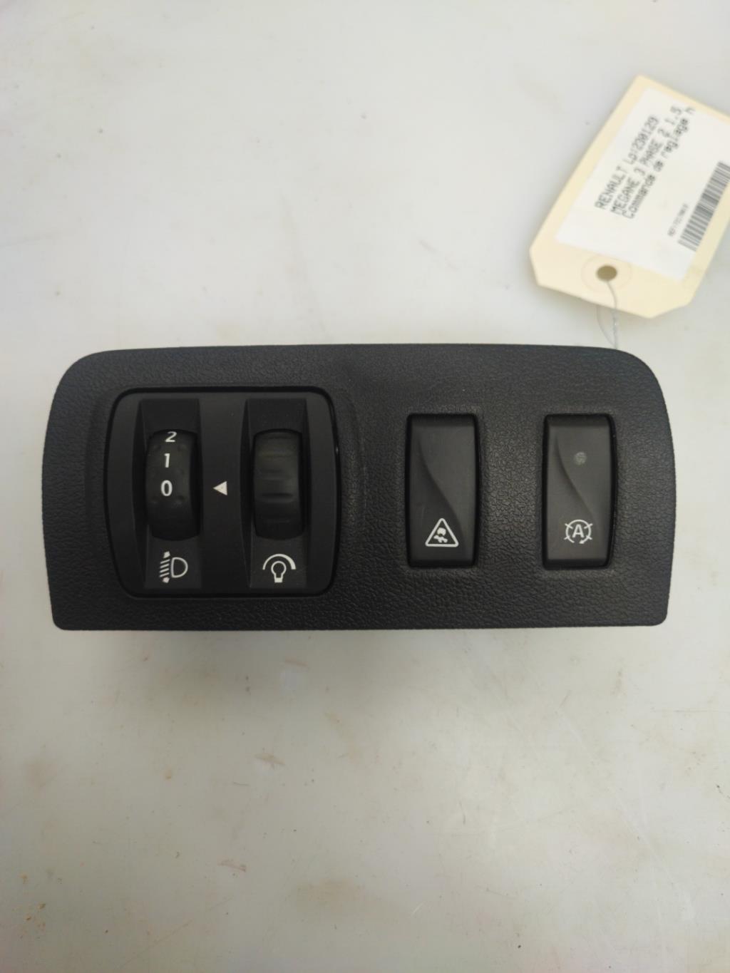 Commande de reglage hauteur de phare RENAULT MEGANE 3 PHASE 2  - 1