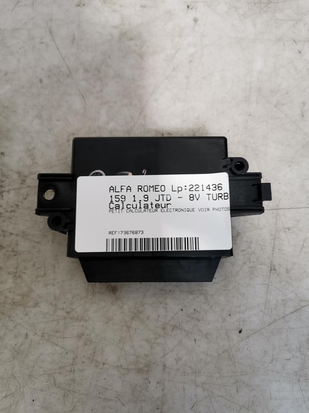 Calculateur ALFA ROMEO 159 Diesel - 1