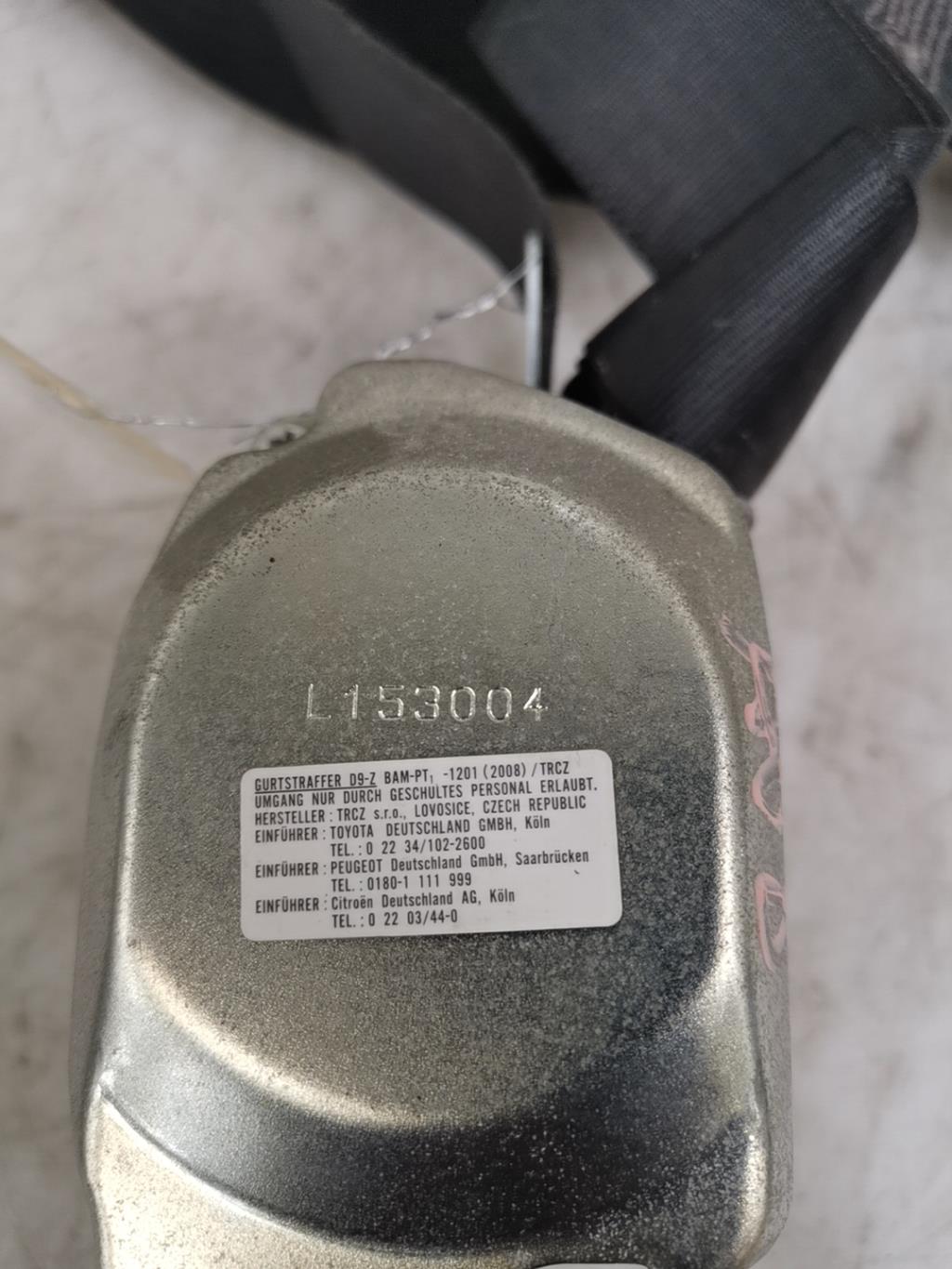Cintura di sicurezza anteriore destra TOYOTA AYGO 1 PHASE 2 Gasolina - 1