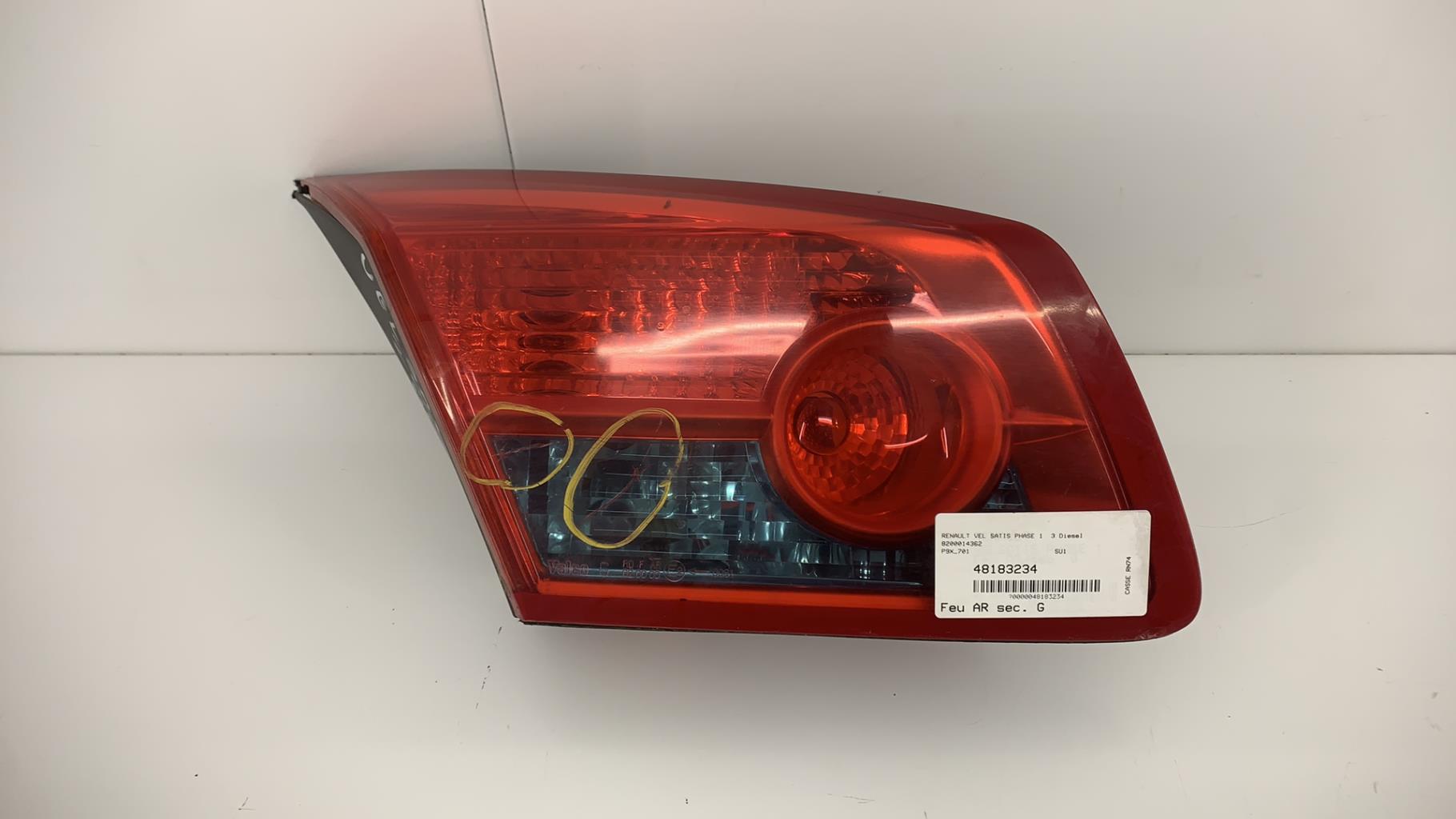 Feu arriere secondaire gauche (feux) RENAULT VEL SATIS PHASE 1 Diesel - 1