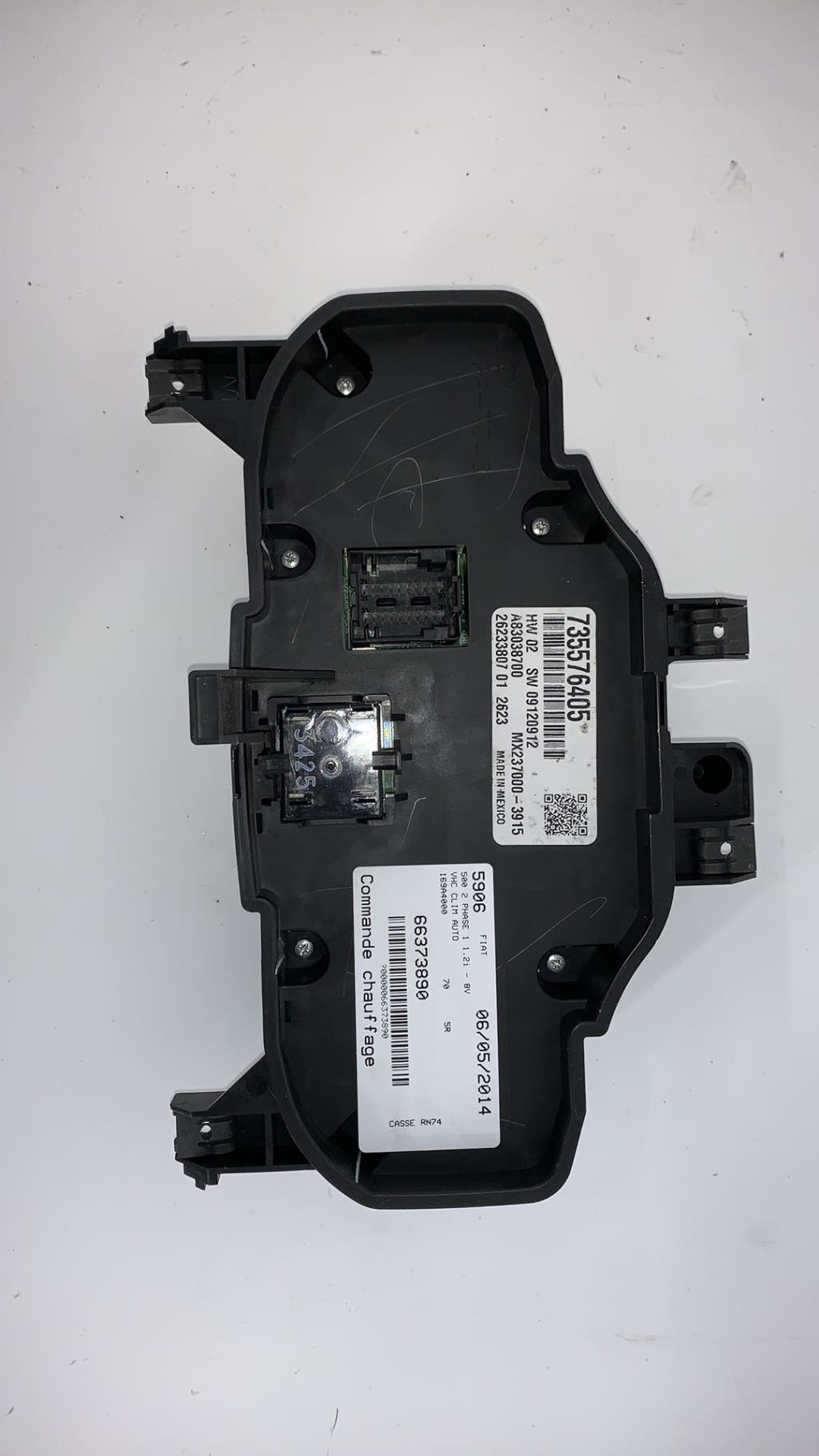 Commande chauffage FIAT 500 2 PHASE 1 Essence - 1
