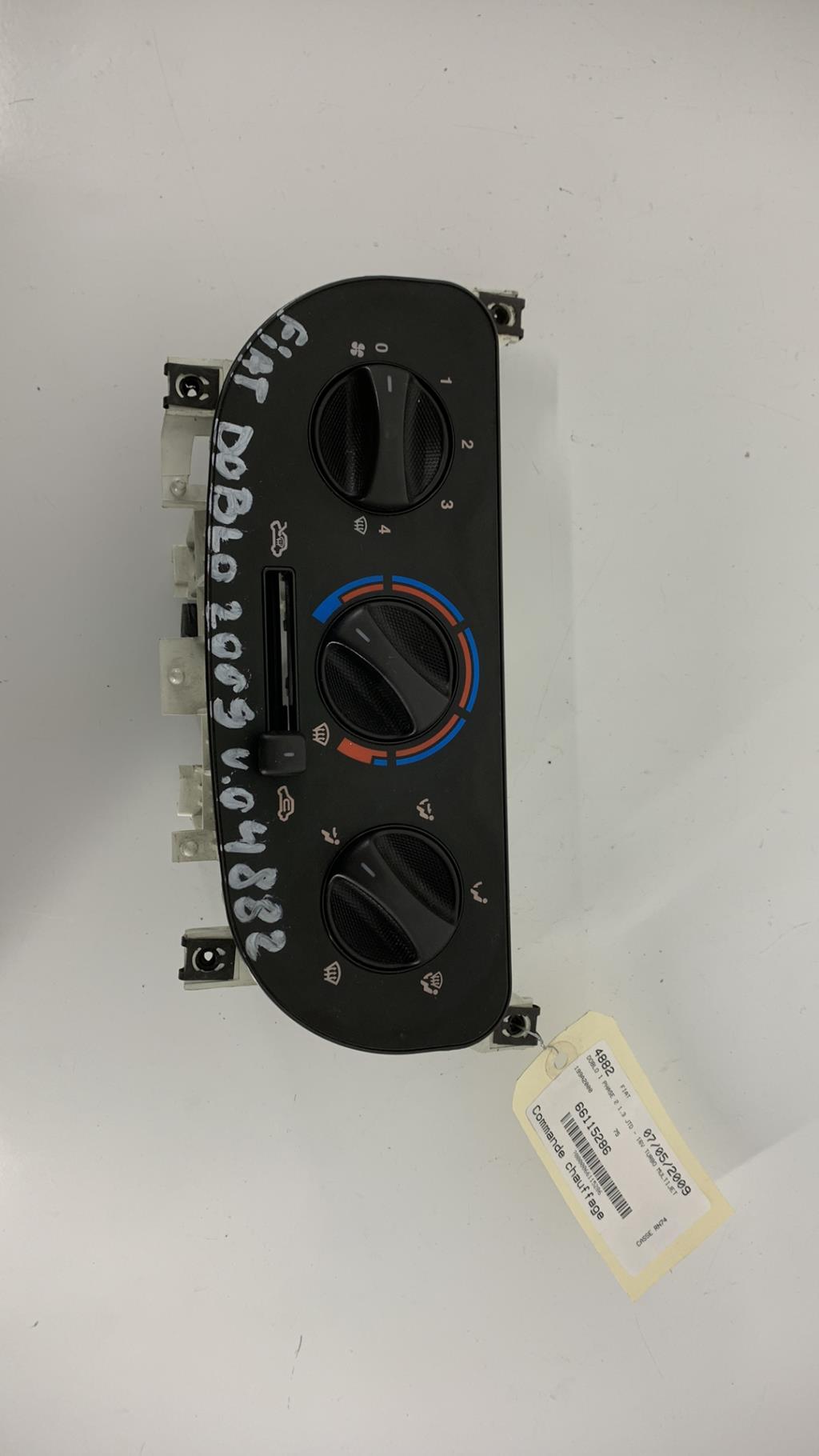 Commande chauffage FIAT DOBLO 1 PHASE 2 Diesel - 1