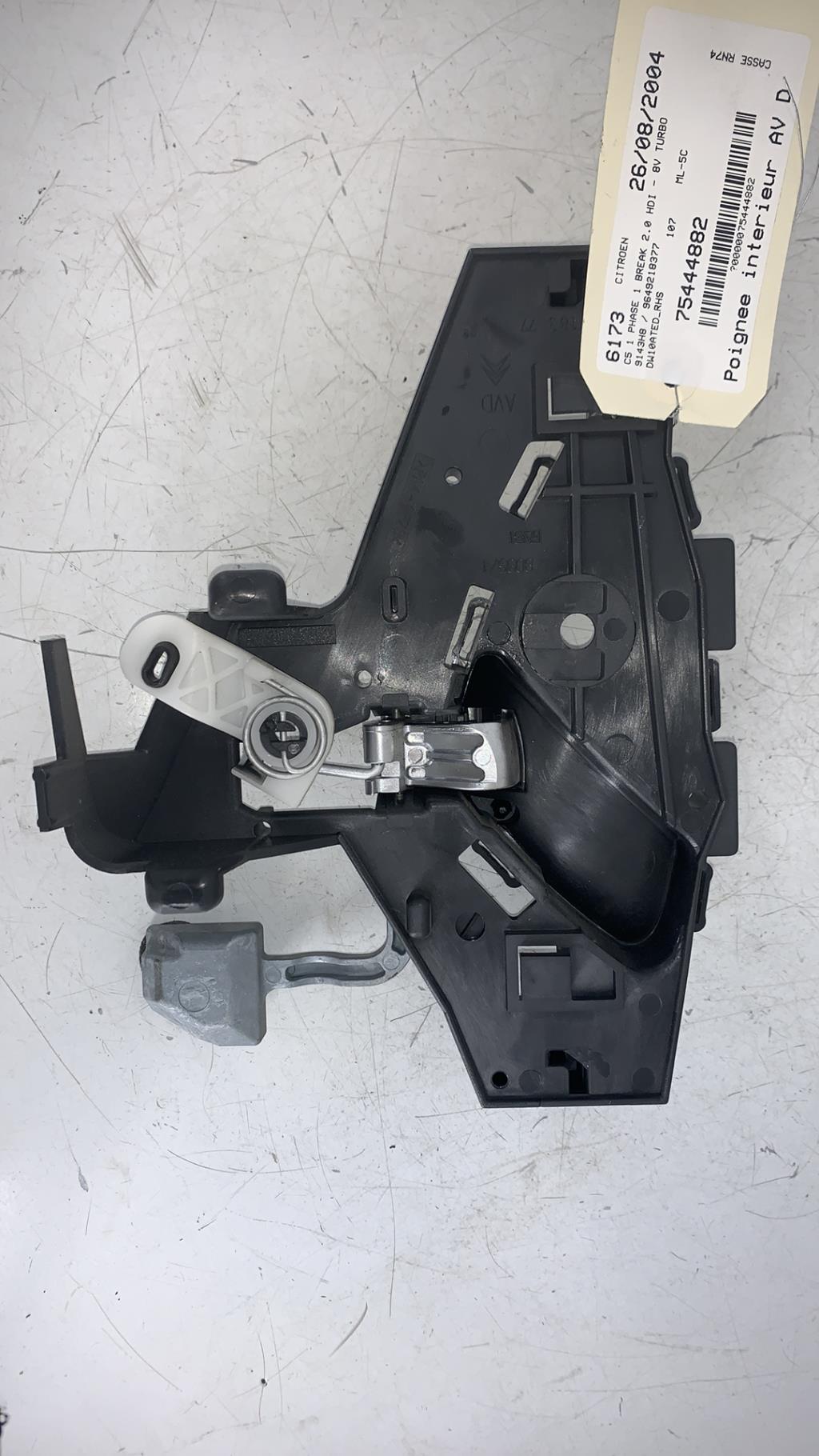 Poignee interieur avant droit CITROEN C5 1 PHASE 1 BREAK Diesel - 1