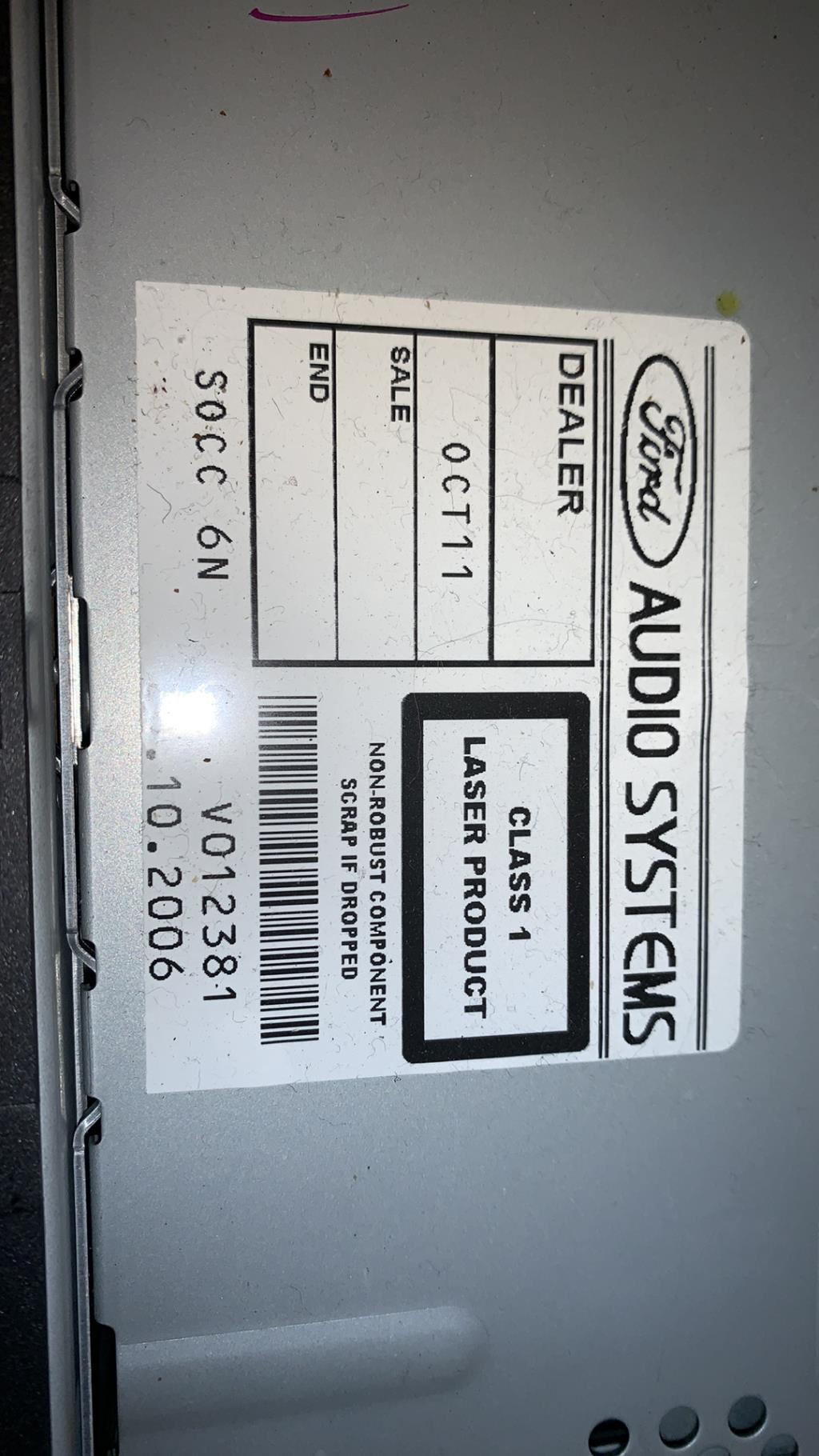 Autoradio d'origine FORD FOCUS 2 PHASE 1 Diesel - 1