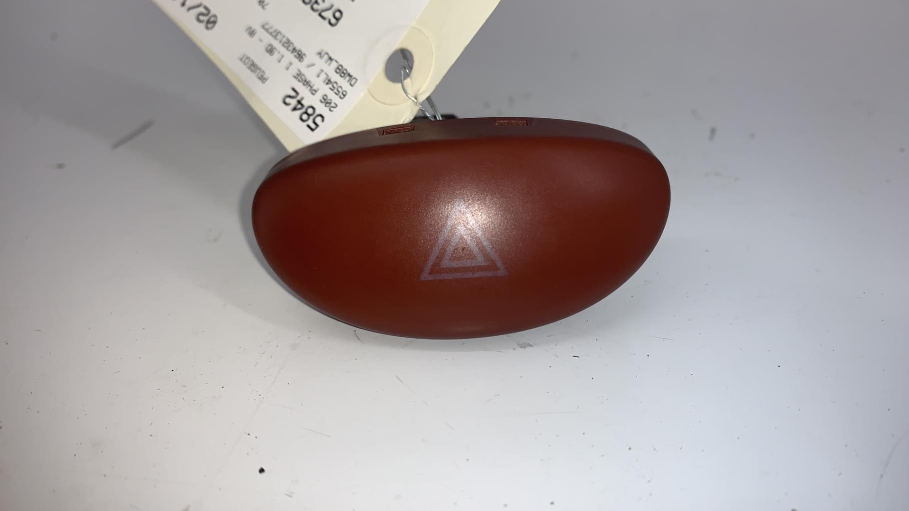 Bouton de warning PEUGEOT 206 PHASE 1 Diesel - 1