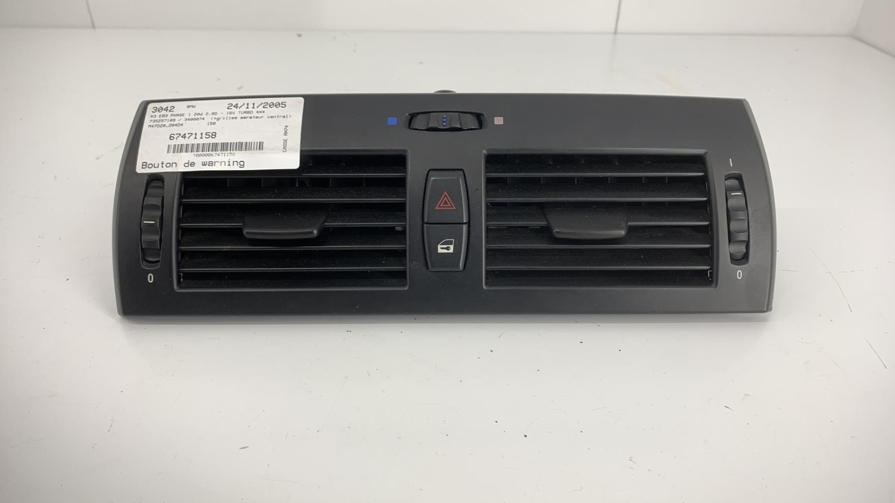 Bouton de warning BMW X3 E83 PHASE 1 Diesel - 1