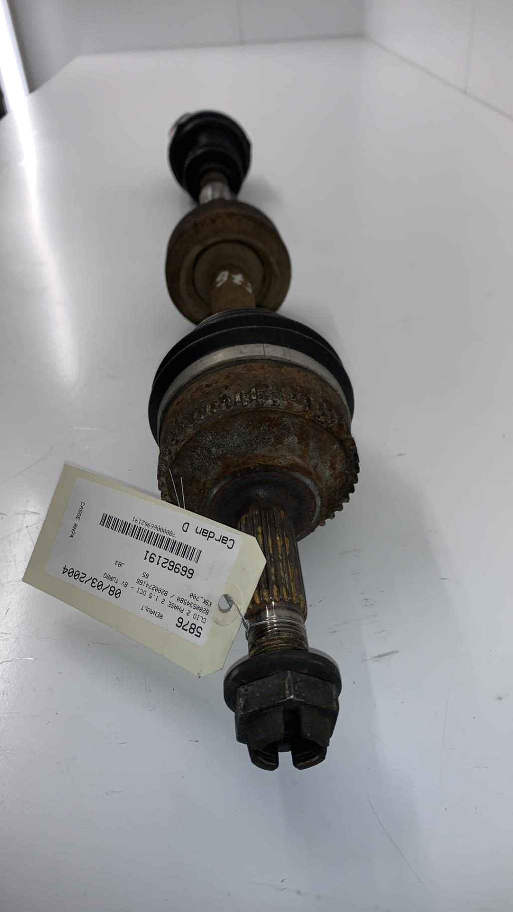 Cardan droit (transmission) RENAULT CLIO 2 PHASE 2 Diesel - 1