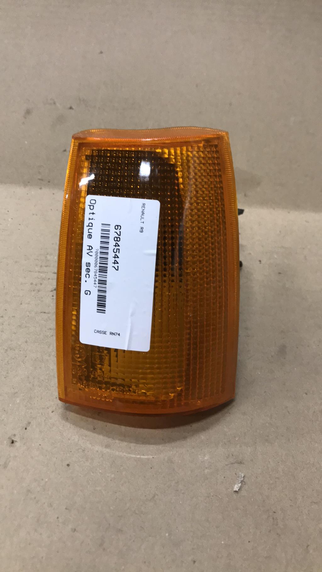 Optique avant secondaire gauche (feux)(clignotant) RENAULT R9  - 1