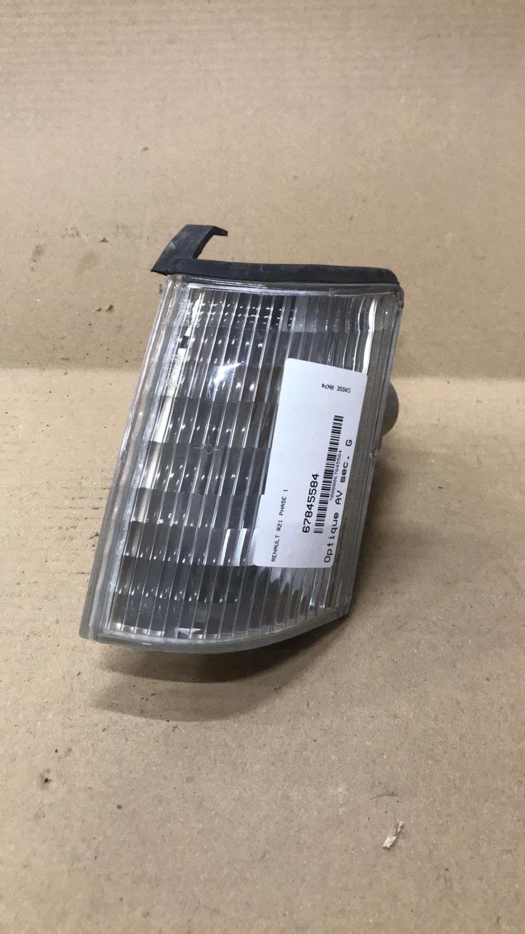 Optique avant secondaire gauche (feux)(clignotant) RENAULT R21 PHASE 1  - 1