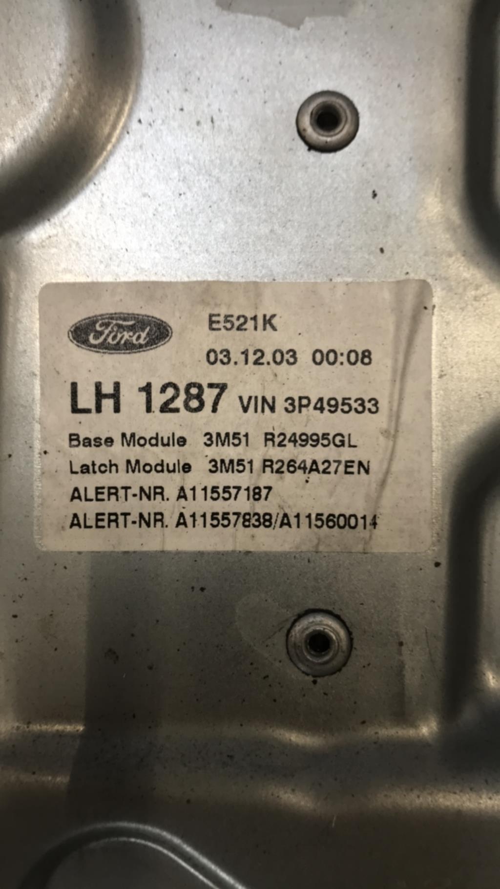 Leve vitre electrique arriere gauche FORD C-MAX 1 PHASE 1 Diesel - 1