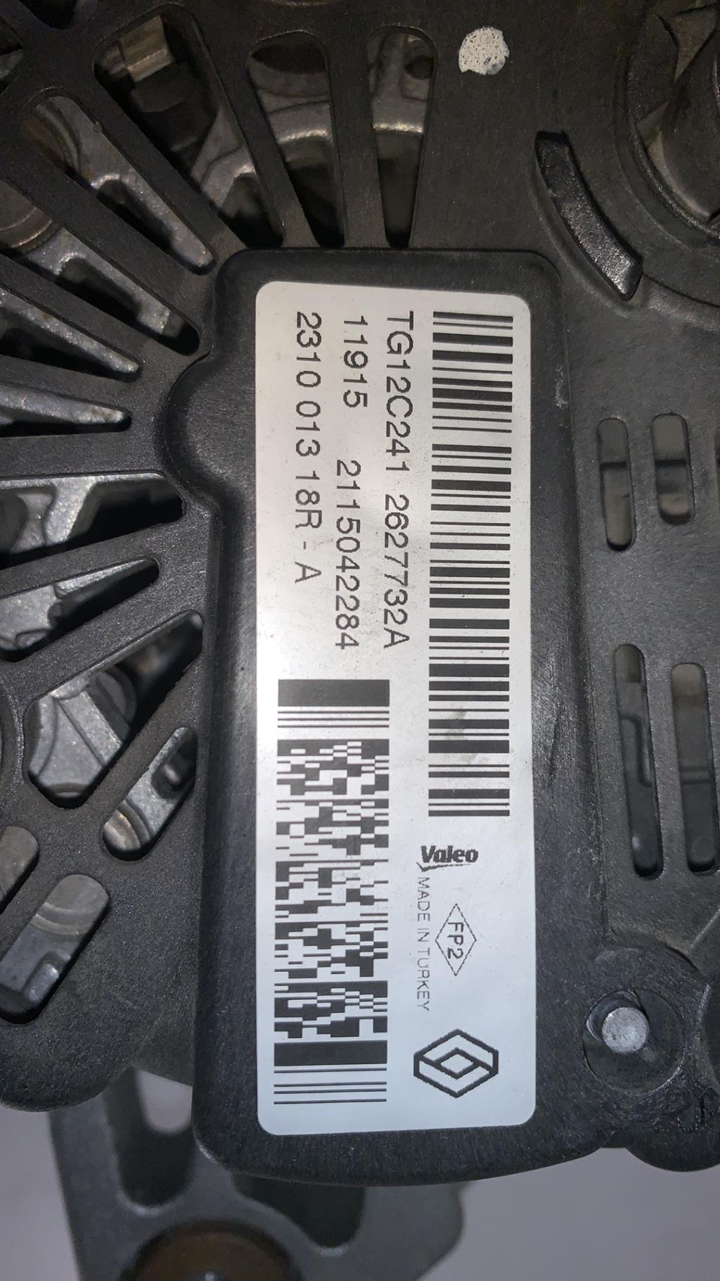 Alternateur RENAULT CLIO 4 PHASE 1 Diesel - 1