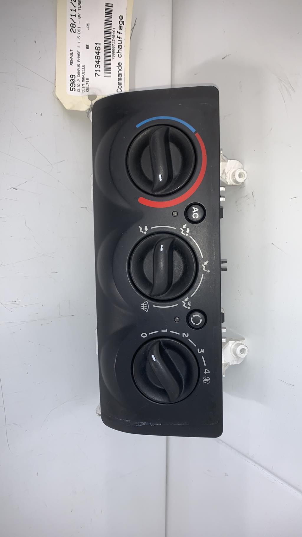 Commande chauffage RENAULT CLIO 2 CAMPUS PHASE 1 Diesel - 1