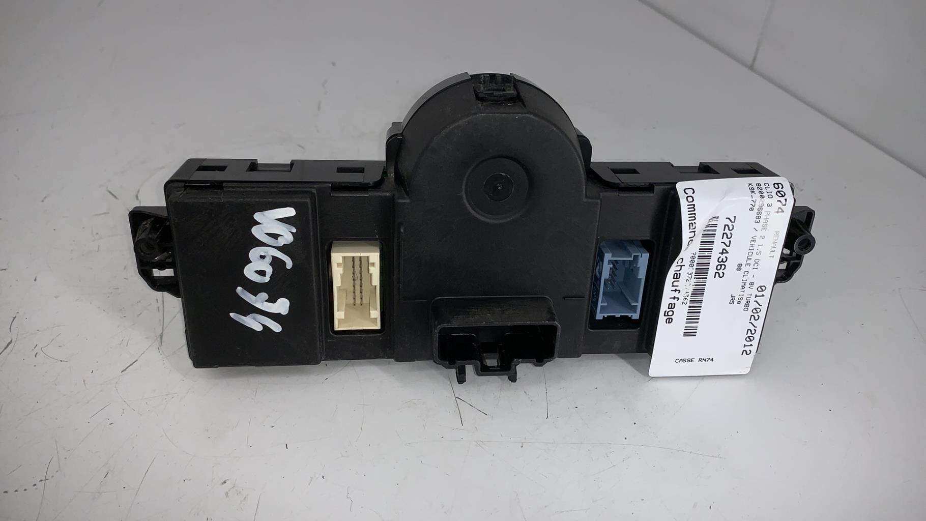 Commande chauffage RENAULT CLIO 3 PHASE 2 Diesel - 1