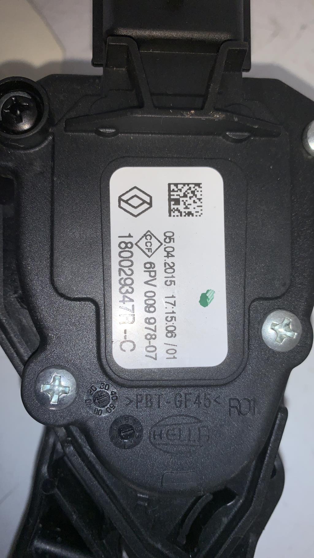Pedale d'accelerateur RENAULT CLIO 4 PHASE 1 Diesel - 1