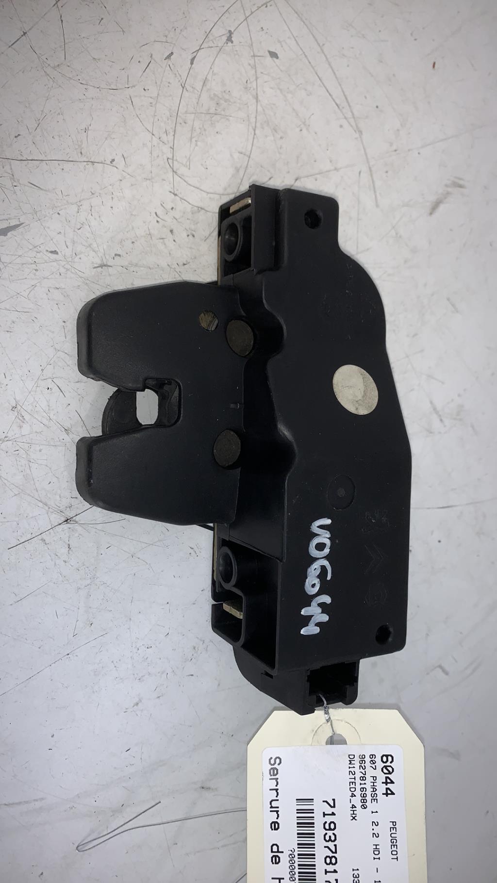 Serrure de hayon PEUGEOT 607 PHASE 1 Diesel - 1
