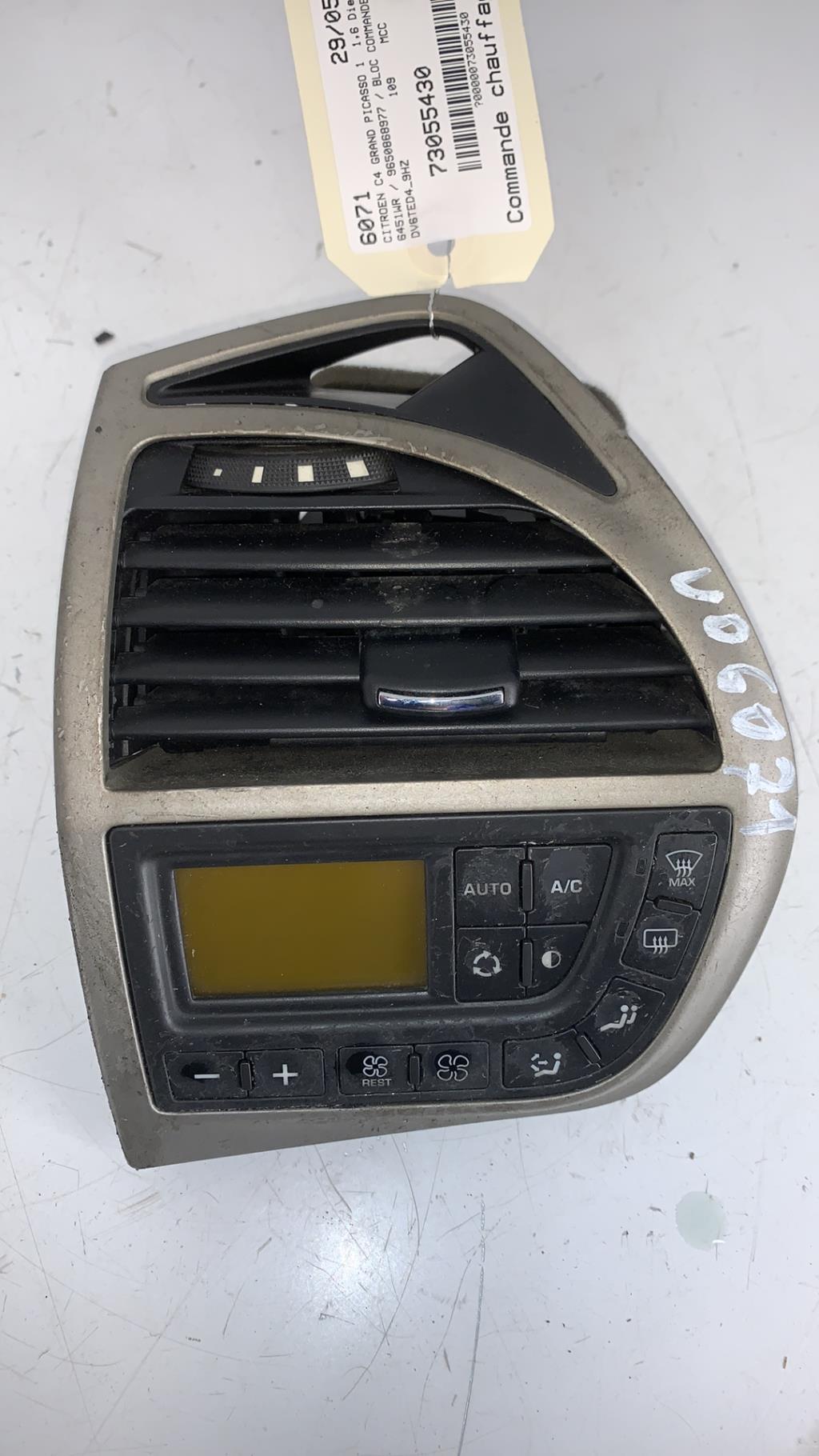 Commande chauffage CITROEN C4 GRAND PICASSO 1 Diesel - 1