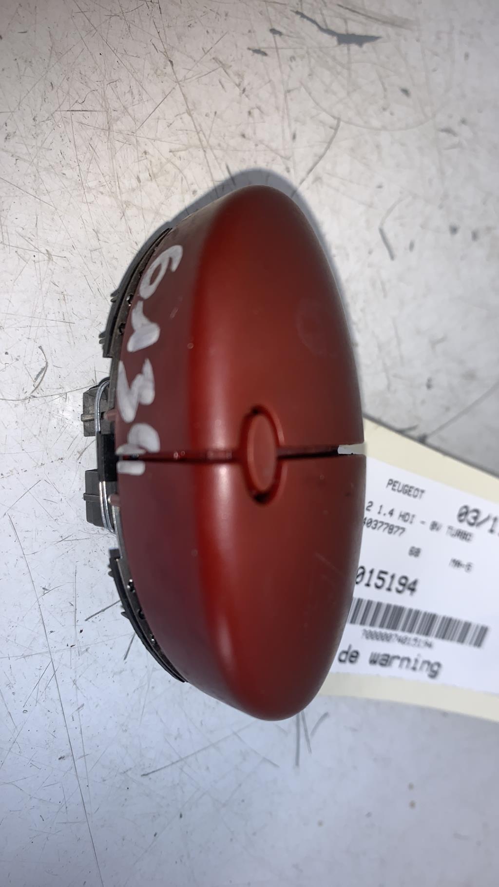 Bouton de warning PEUGEOT 206 PHASE 2 Diesel - 1