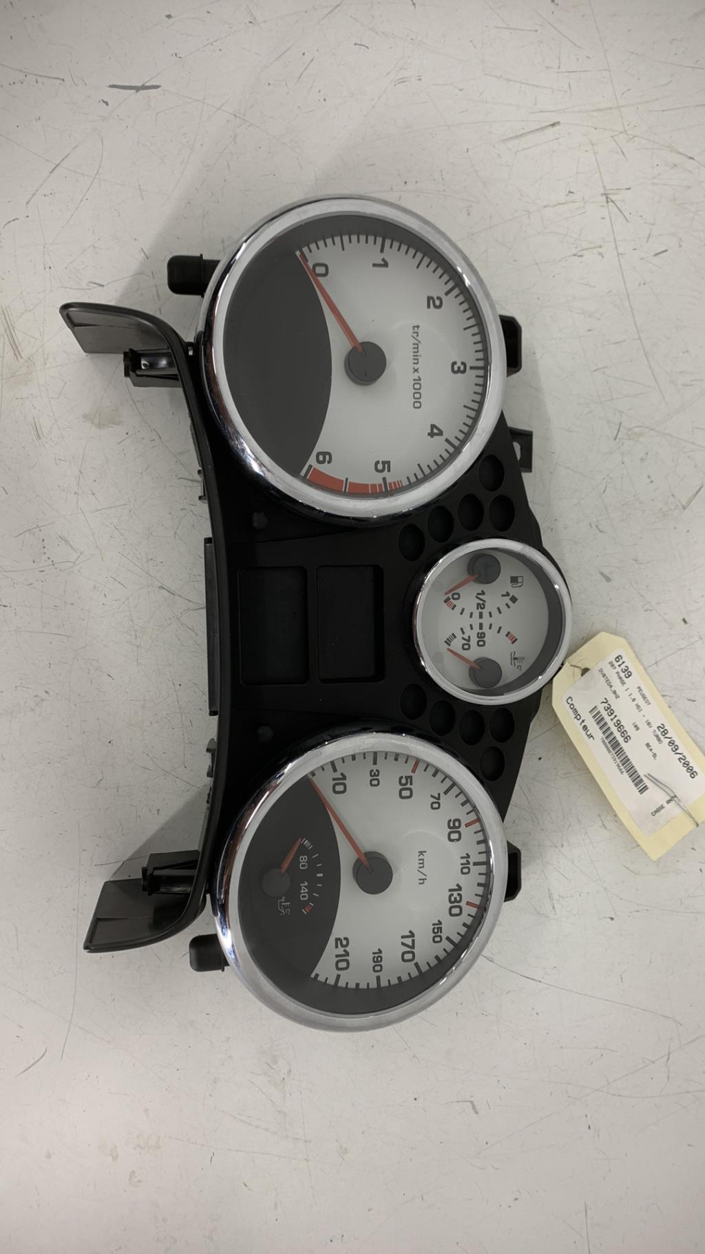 Compteur PEUGEOT 207 PHASE 1 Diesel - 1