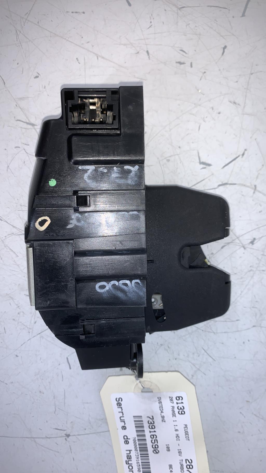 Serrure de hayon PEUGEOT 207 PHASE 1 Diesel - 1