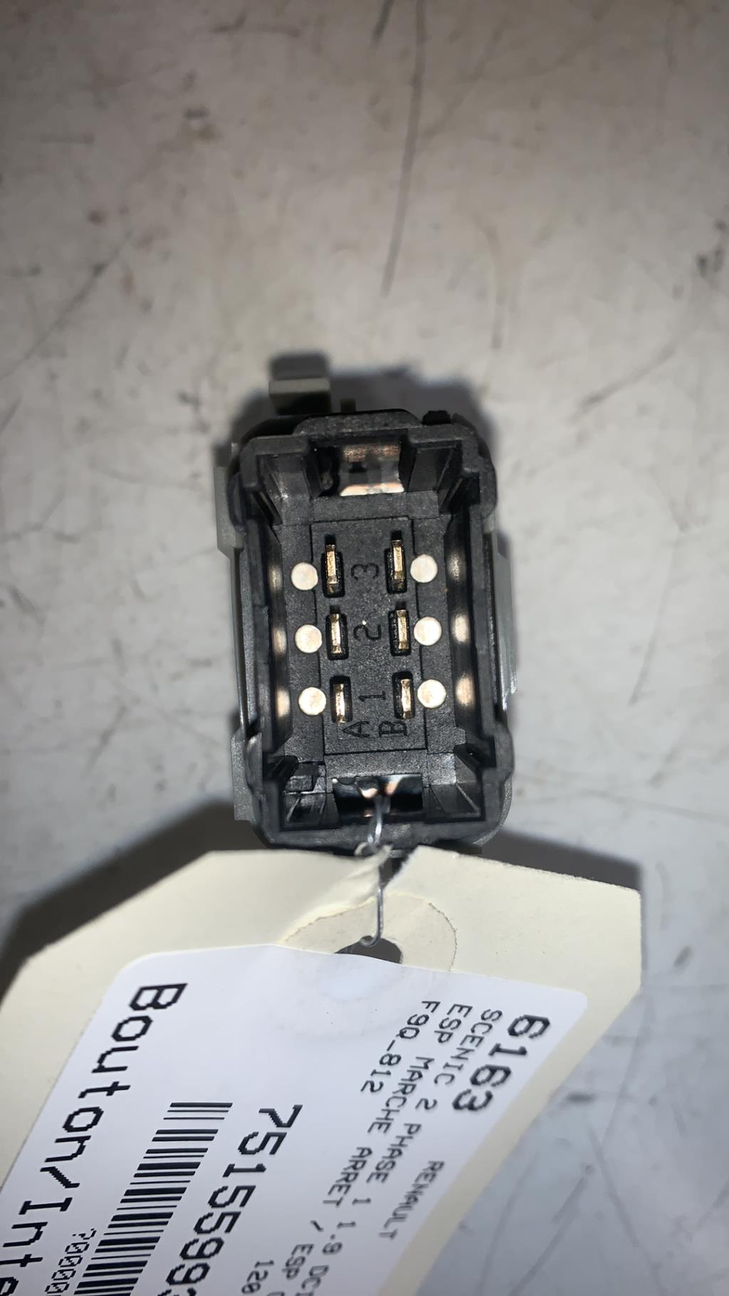 Bouton/Interrupteur RENAULT SCENIC 2 PHASE 1 Diesel - 1