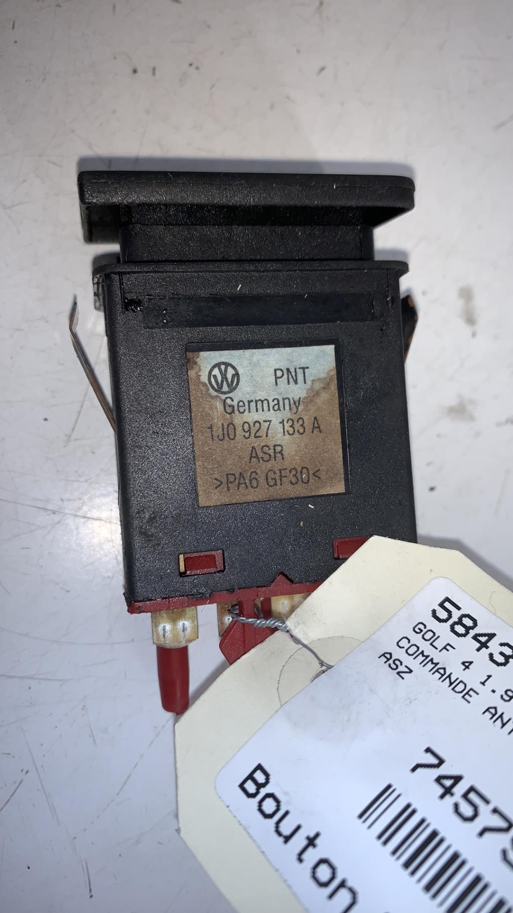 Bouton/Interrupteur VOLKSWAGEN GOLF 4 Diesel - 1