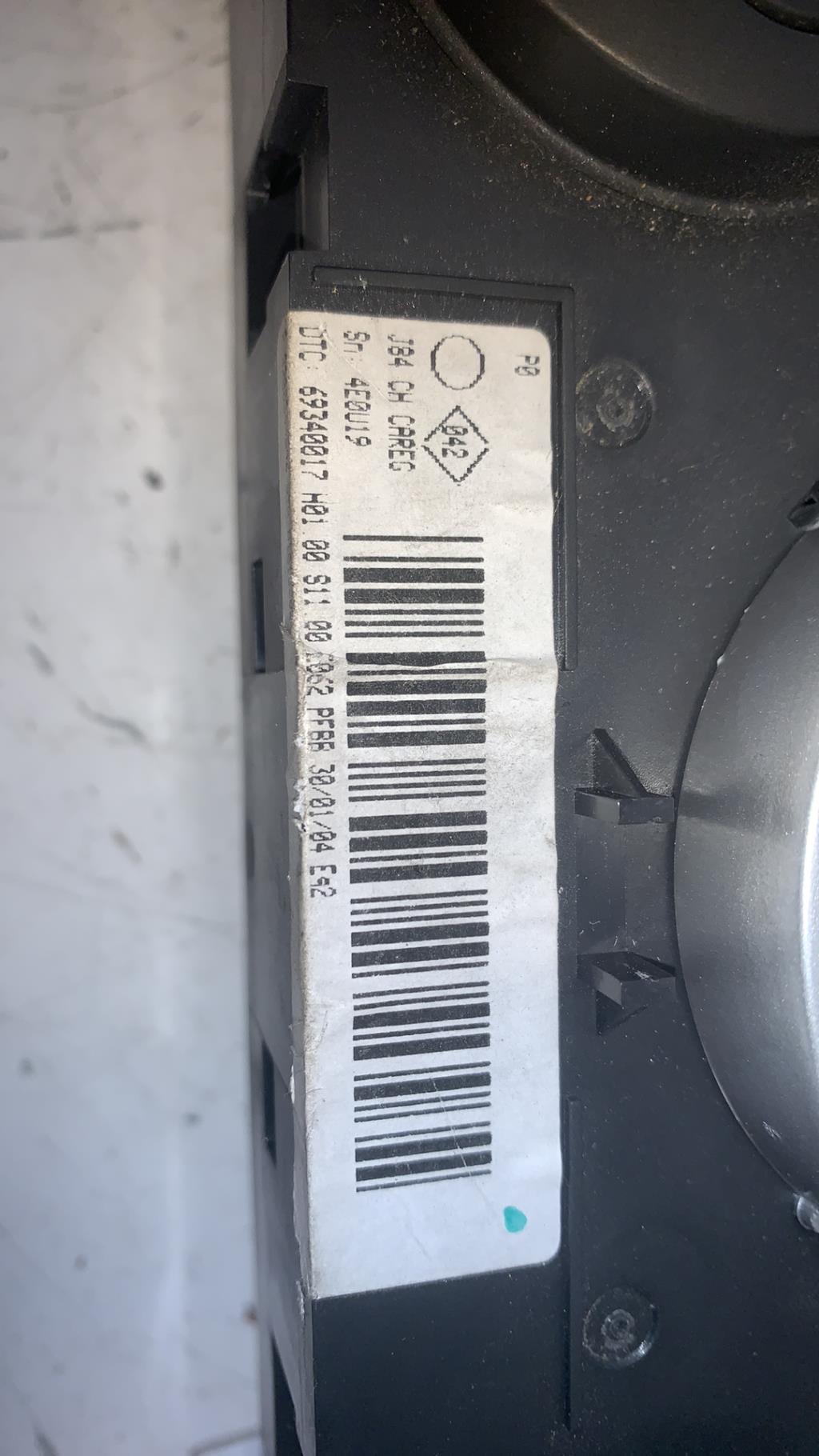 Commande chauffage RENAULT SCENIC 2 PHASE 1 Diesel - 1