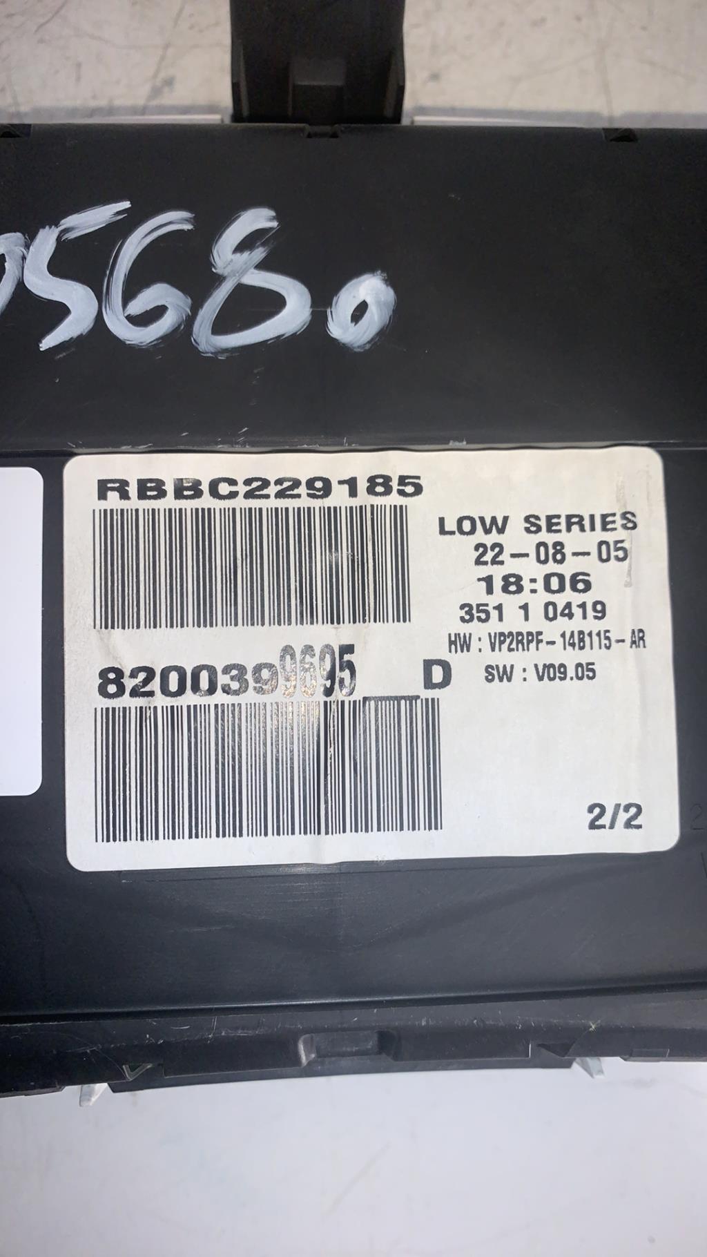 Compteur RENAULT MEGANE 2 PHASE 1 Diesel - 1