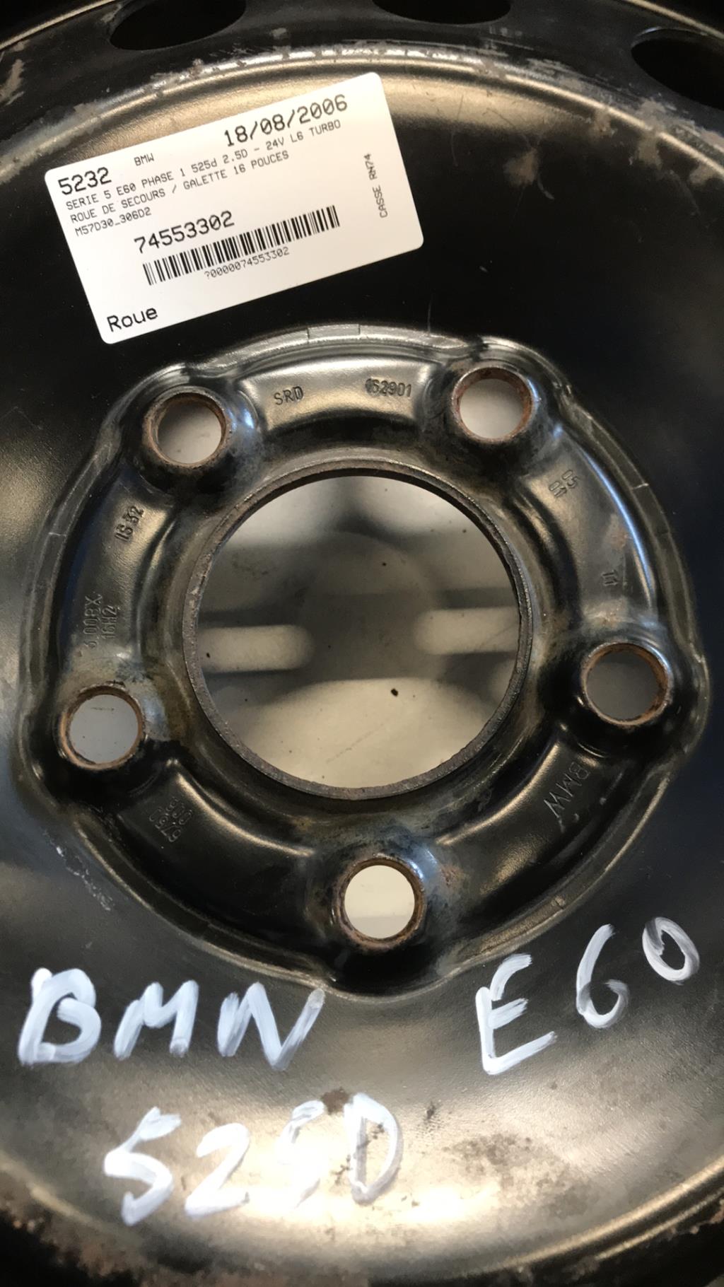 Roue BMW SERIE 5 E60 PHASE 1  - 1