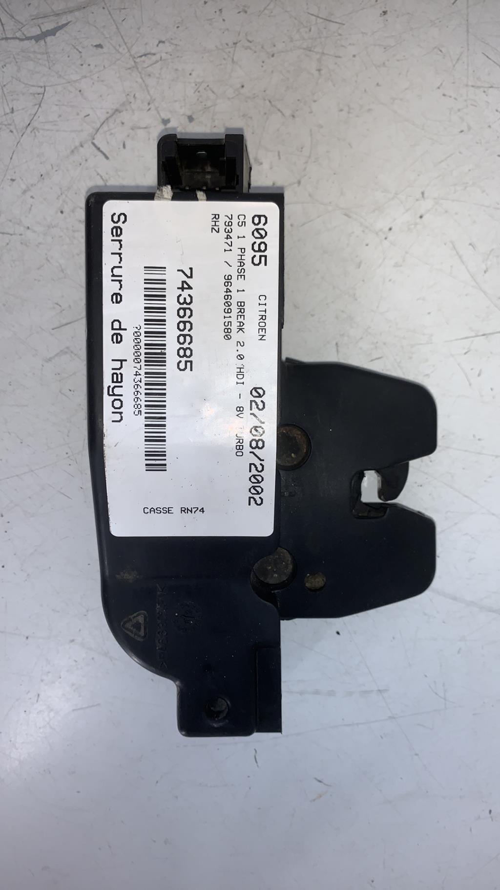 Serrure de hayon CITROEN C5 1 PHASE 1 BREAK Diesel - 1