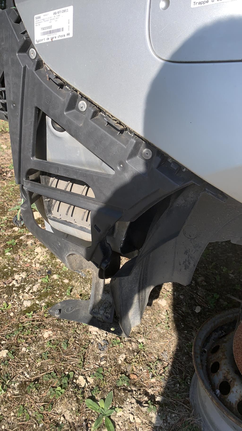 Support de pare chocs arriere RENAULT LAGUNA 3 PHASE 2 Diesel - 1