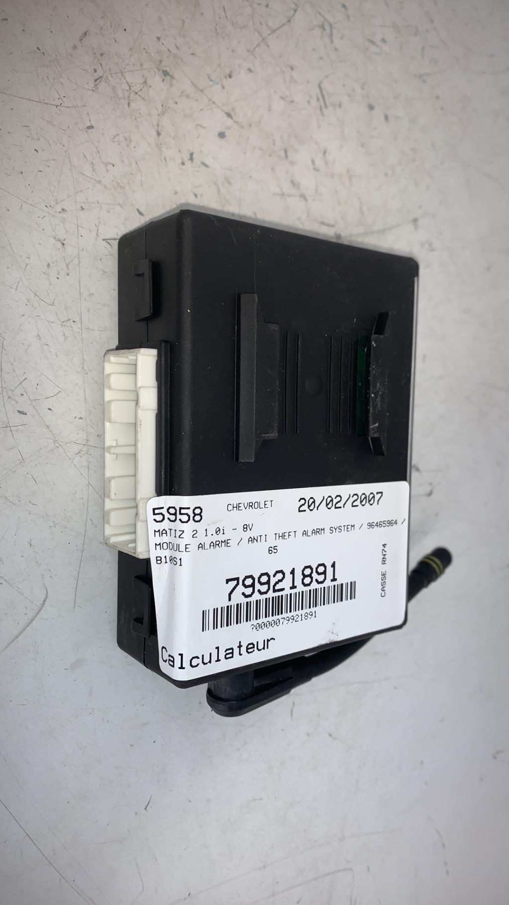 Calculateur CHEVROLET MATIZ 2 Essence - 1