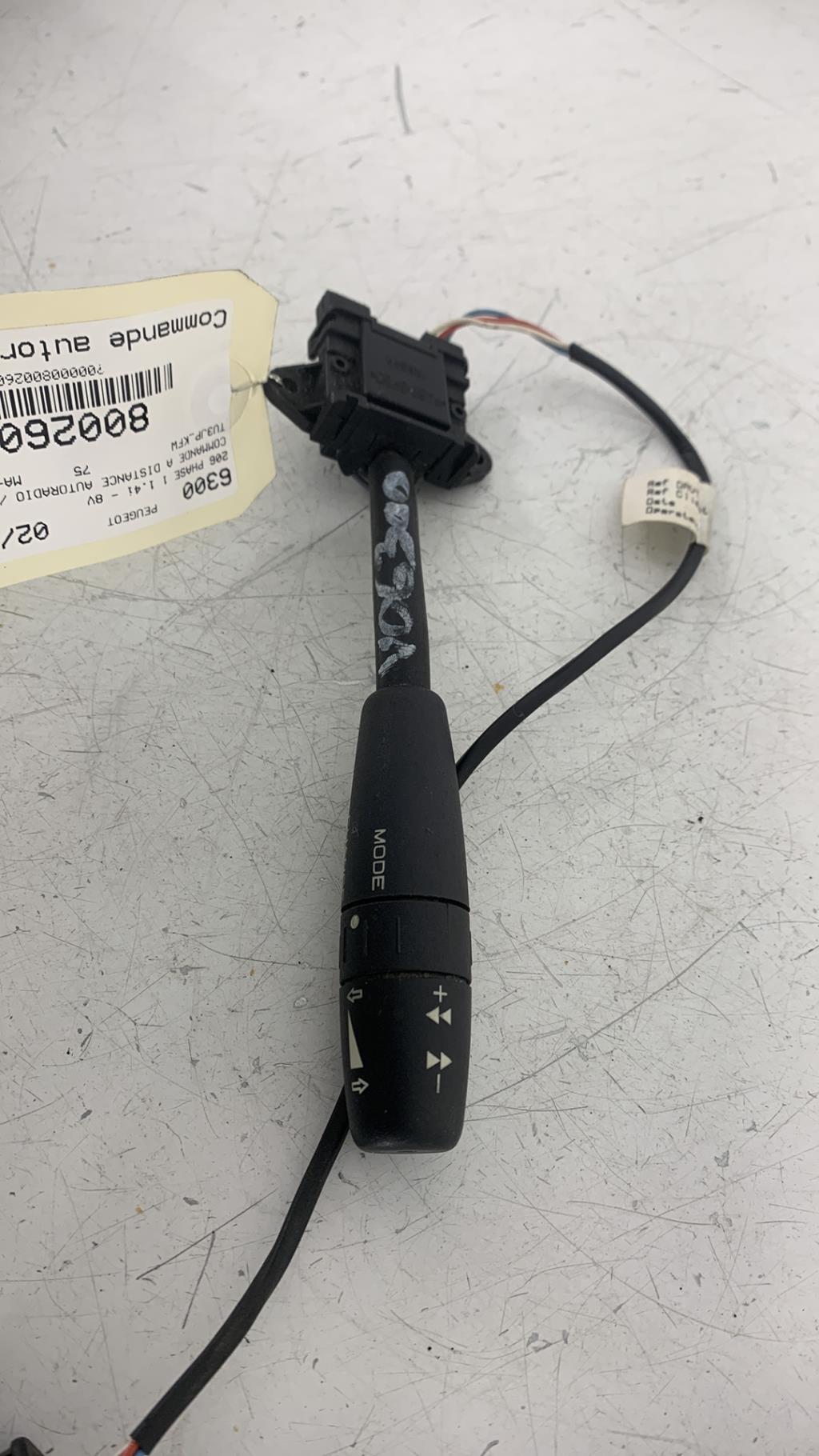 Commande autoradio PEUGEOT 206 PHASE 1 Essence - 1