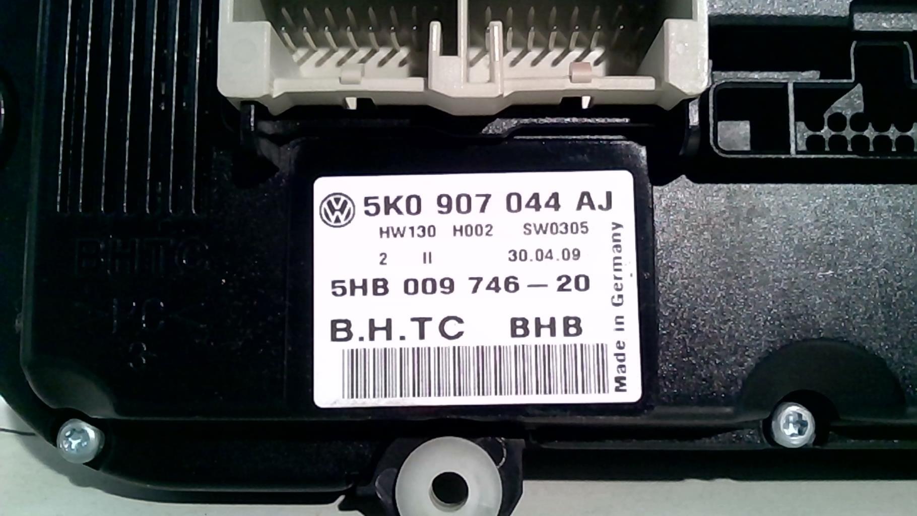 Commande chauffage VOLKSWAGEN GOLF 6 Diesel - 1