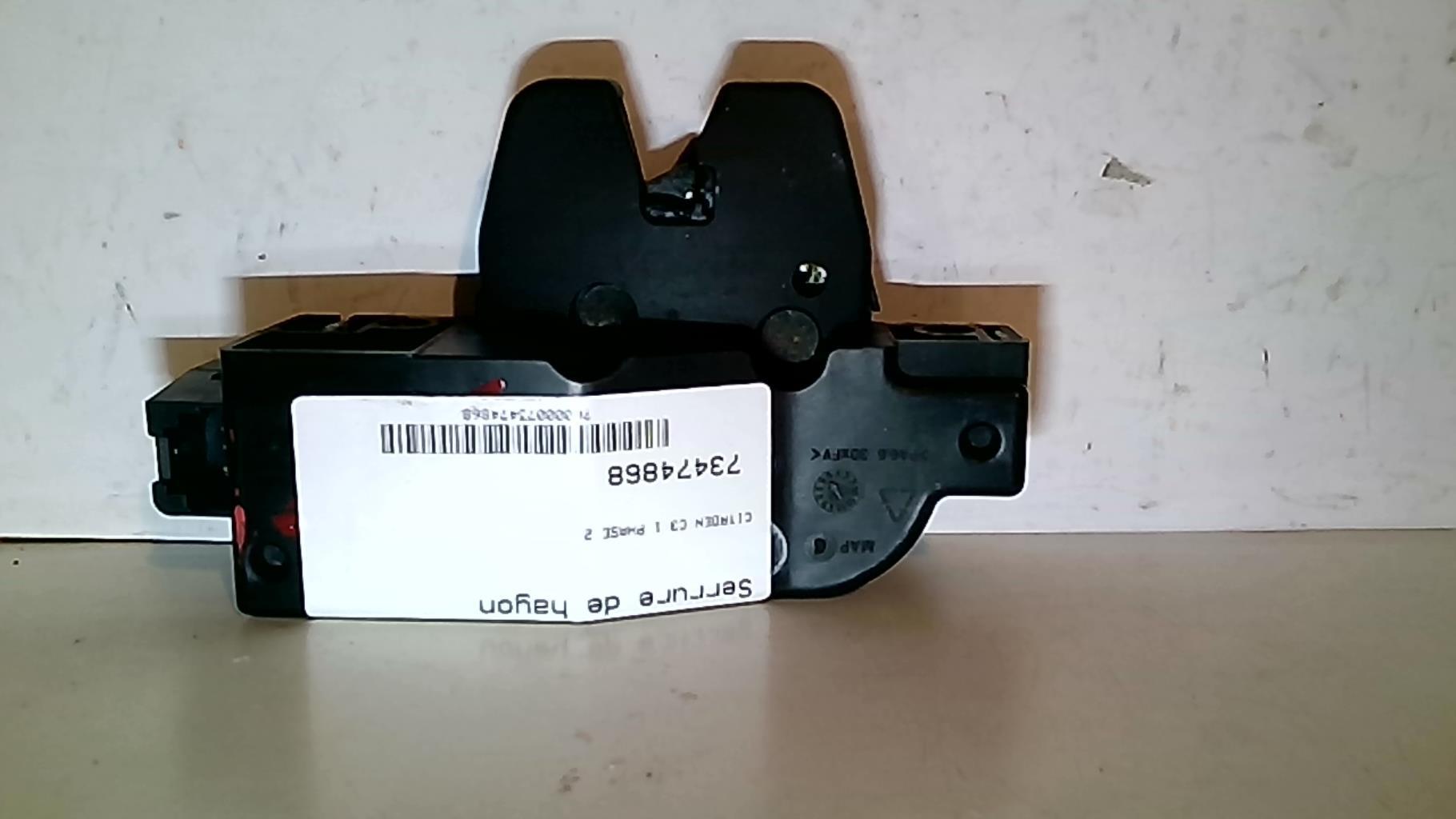 Serrure de hayon CITROEN C3 1 PHASE 2  - 1