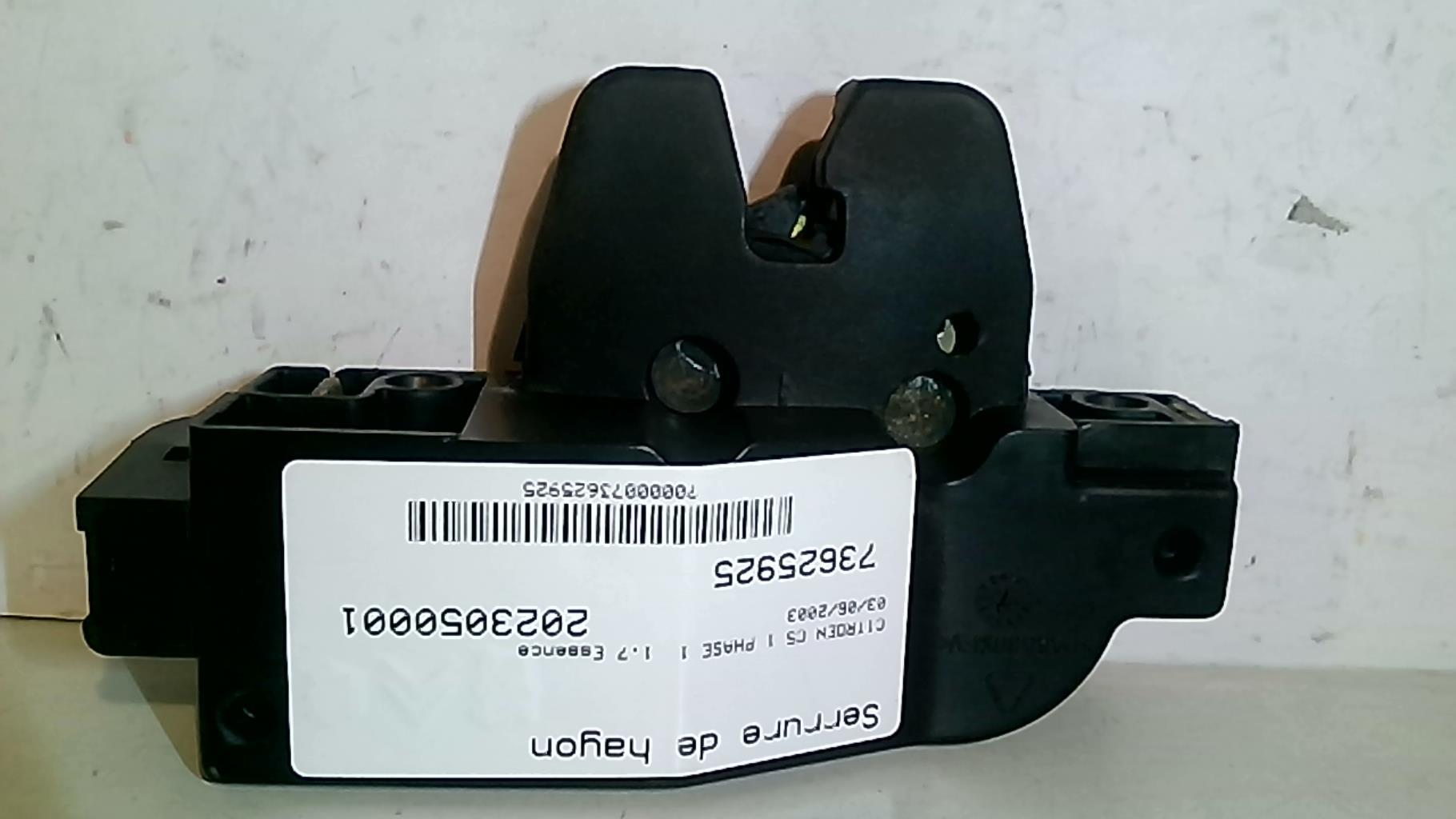 Serrure de hayon CITROEN C5 1 PHASE 1 Essence - 1