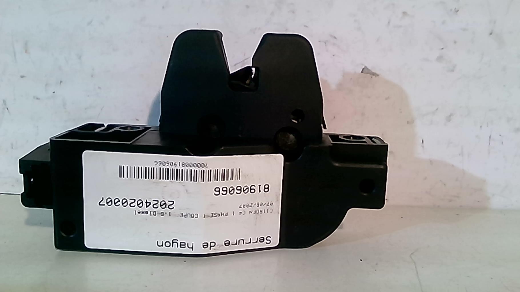 Serrure de hayon CITROEN C4 1 PHASE 1 COUPE Diesel - 1