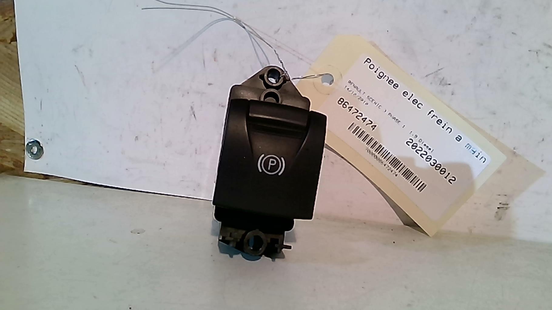 Poignee electrique frein a main RENAULT SCENIC 3 PHASE 1 Diesel - 1
