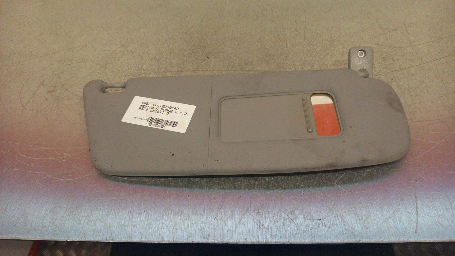 Pare soleil droit OPEL MERIVA A PHASE 2  - 1